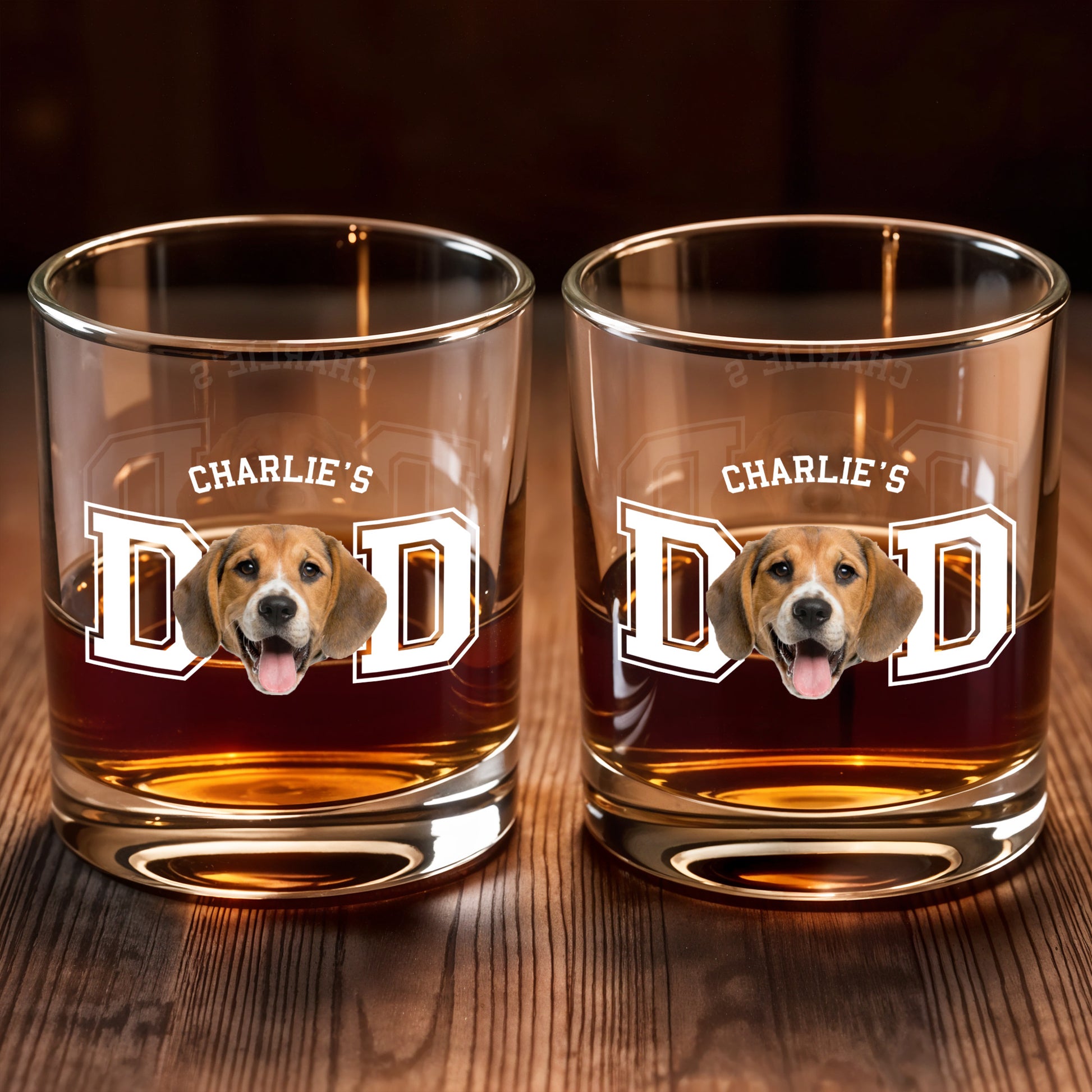 Charlie's Dad With Cute Dog Image