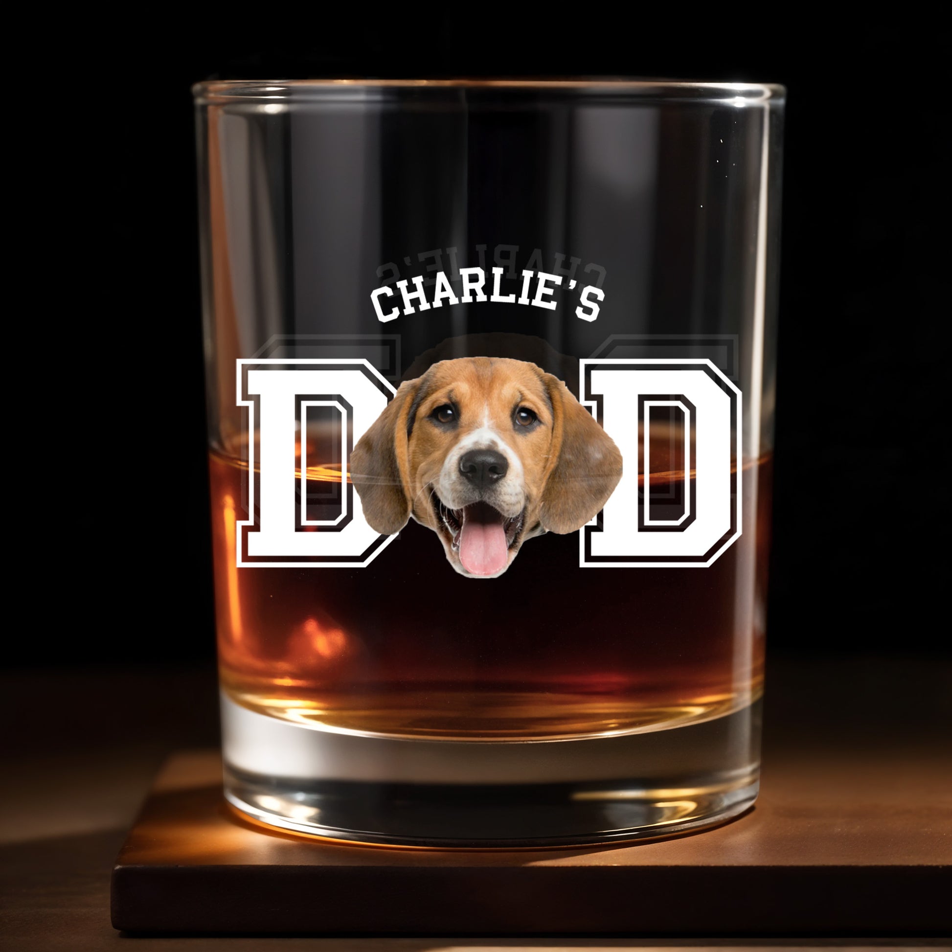 Charlie's Dad With Cute Dog Image