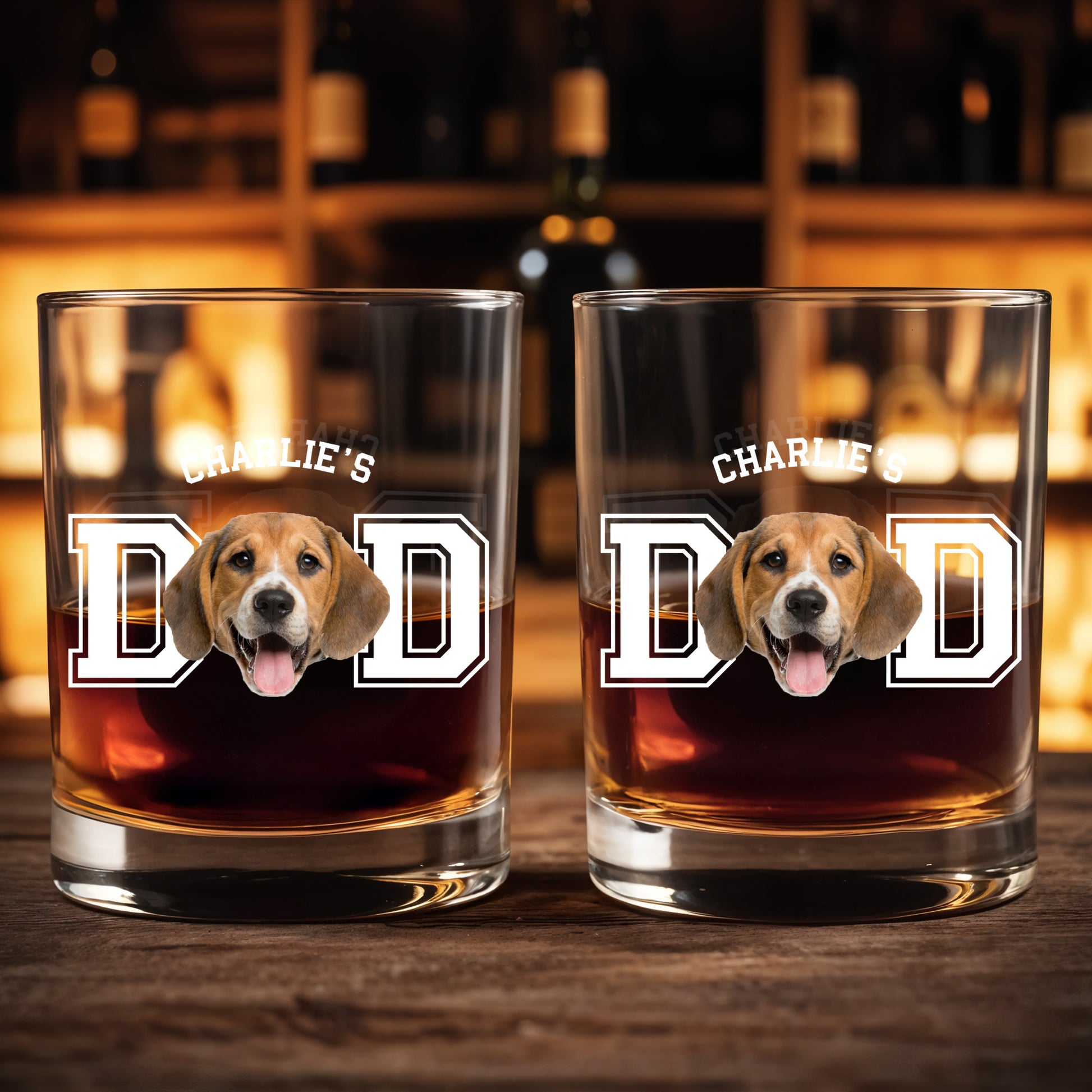 Charlie's Dad With Cute Dog Image