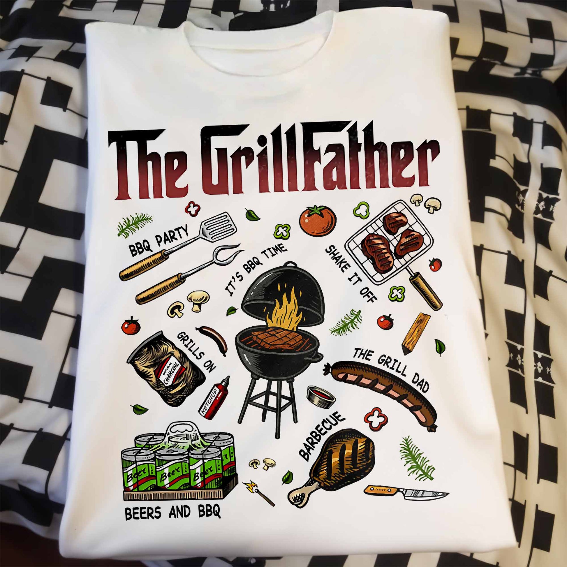 The Grillfather BBQ And Grilling Fun Design