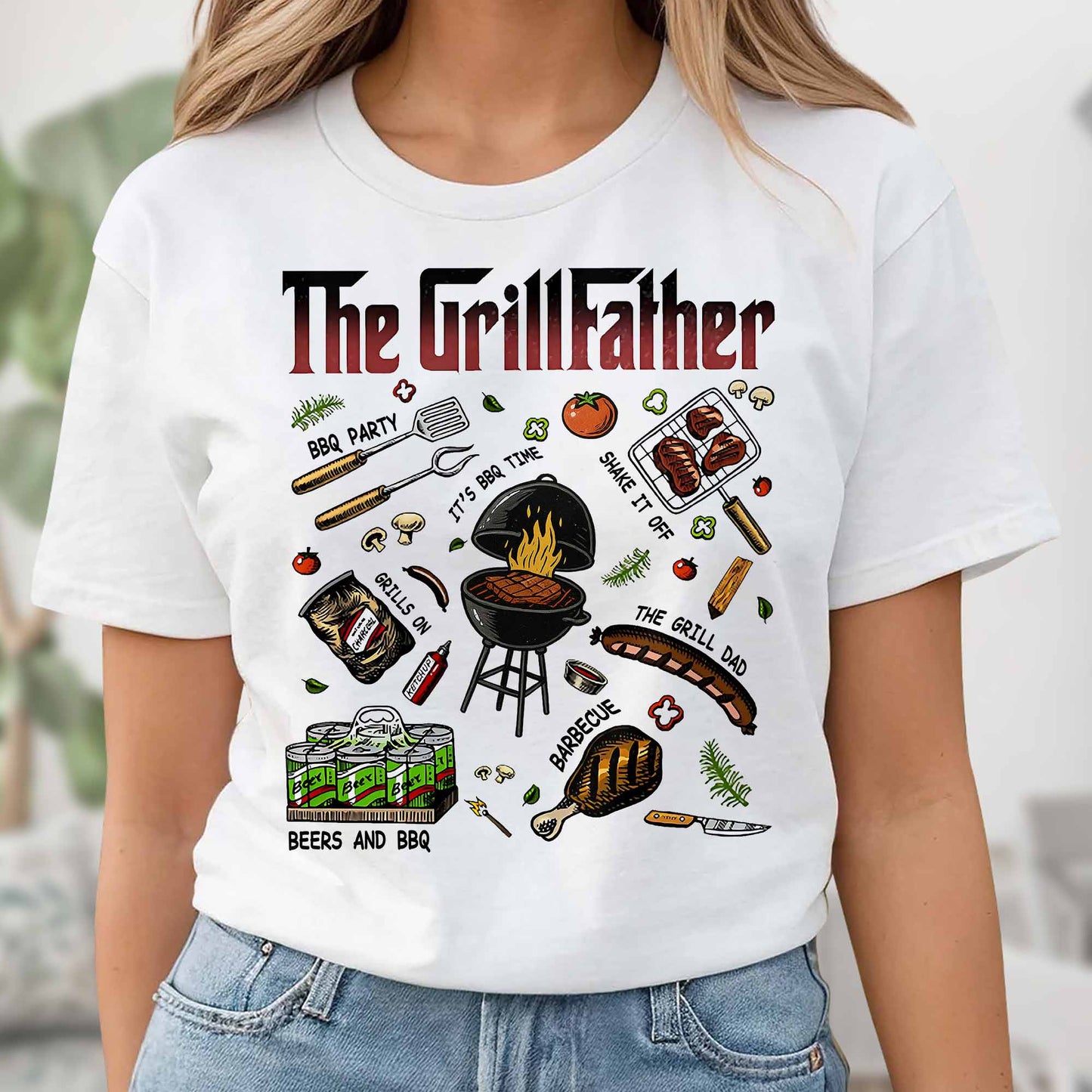 The Grillfather BBQ And Grilling Fun Design