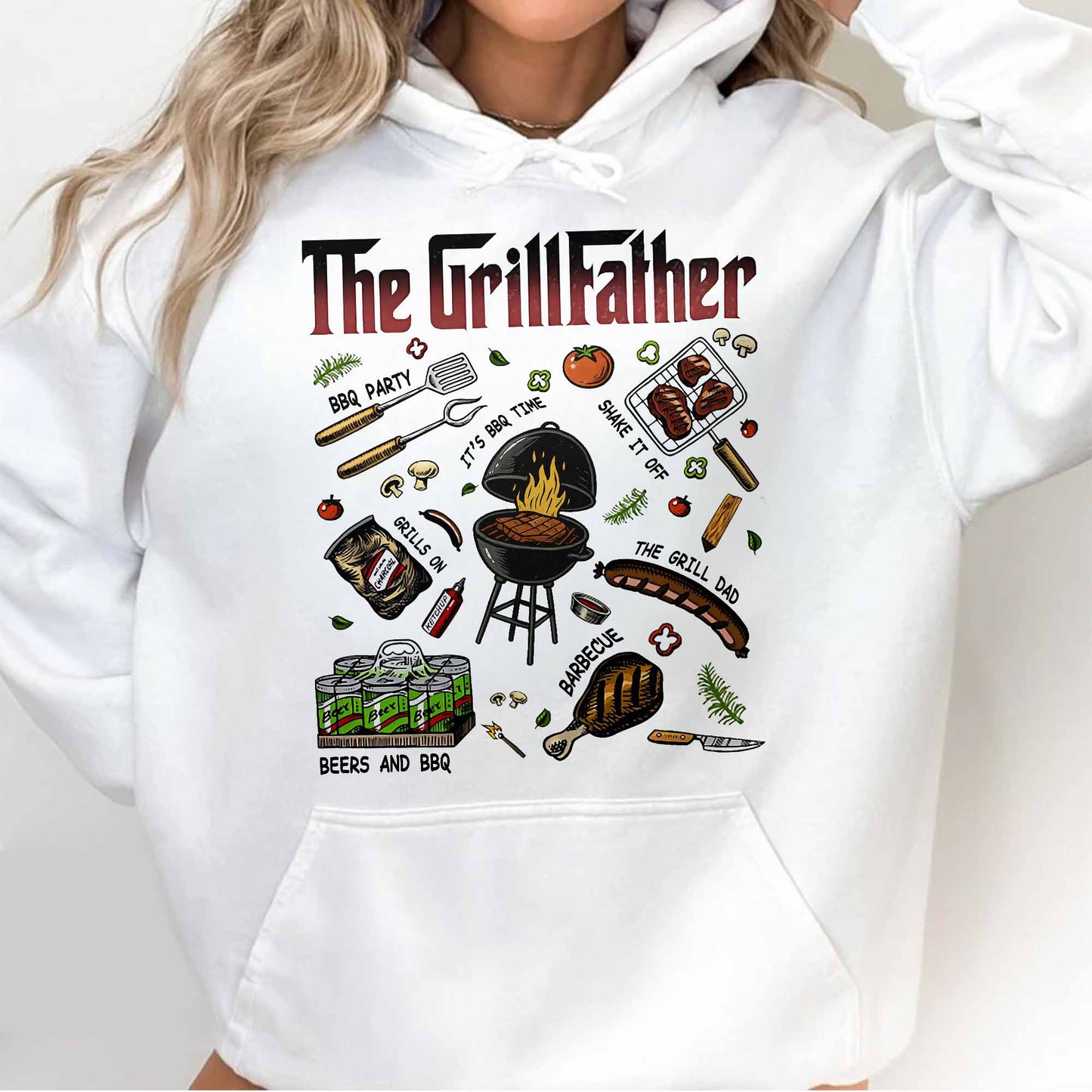The Grillfather BBQ And Grilling Fun Design