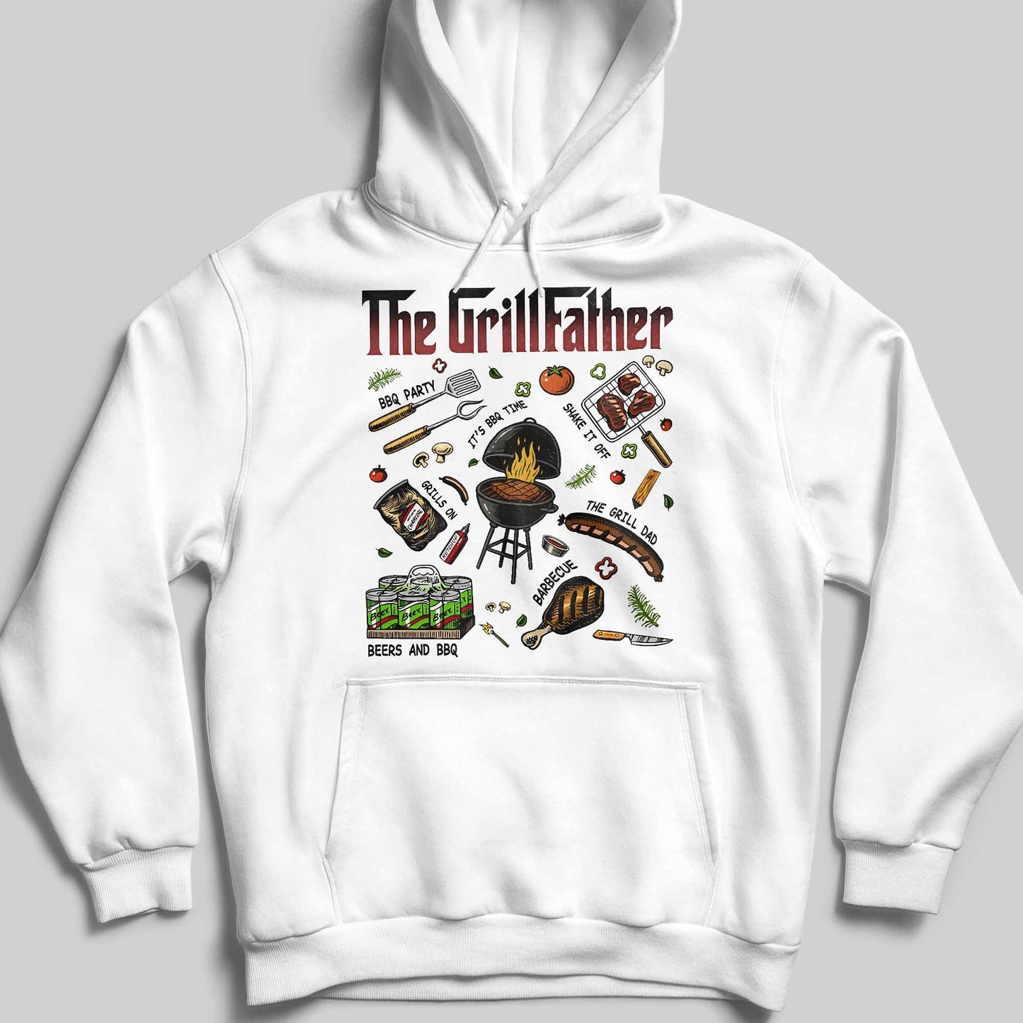 The Grillfather BBQ And Grilling Fun Design