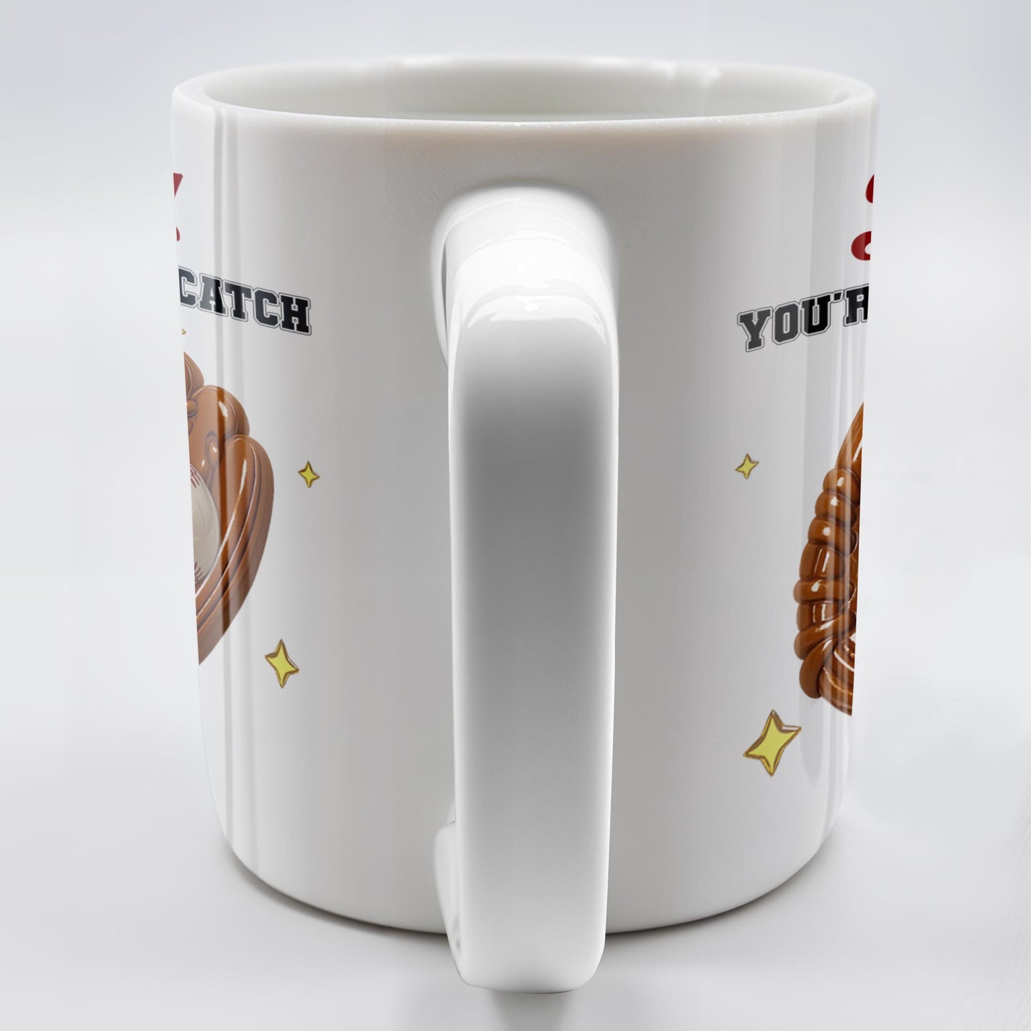 Daddy You're A Great Catch With Baseball And Glove