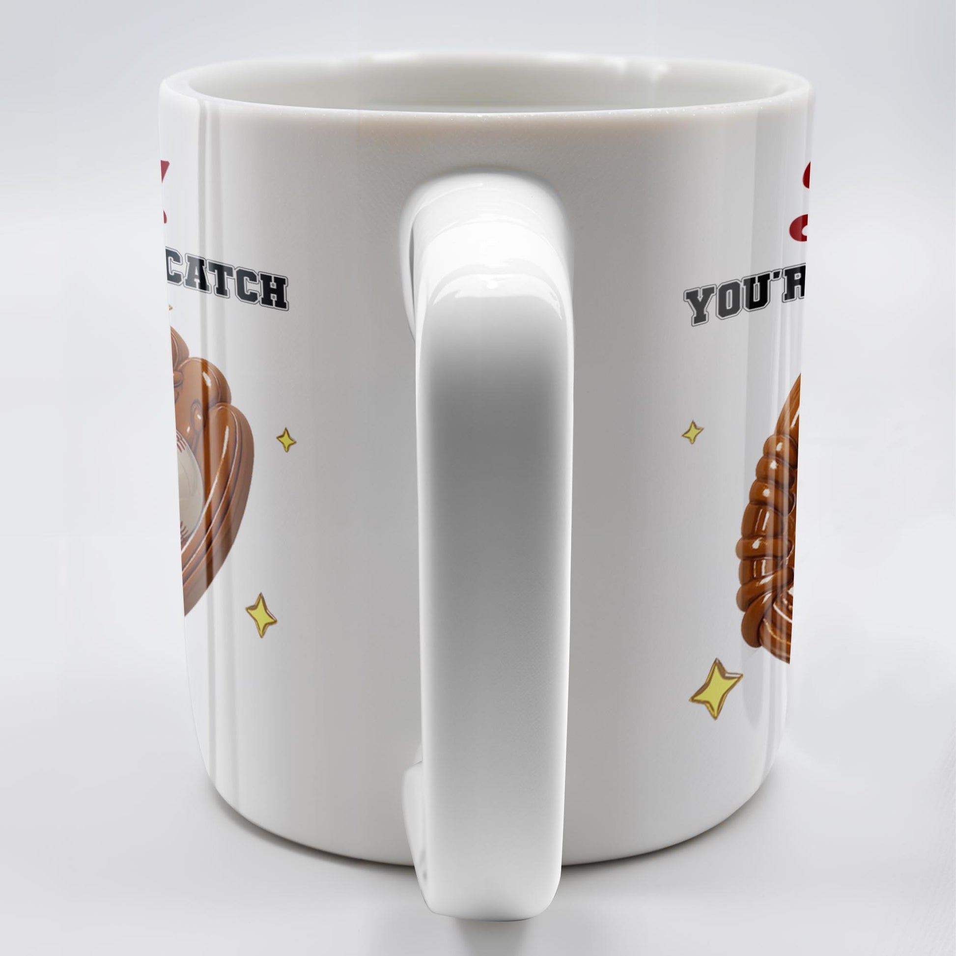 Daddy You're A Great Catch With Baseball And Glove