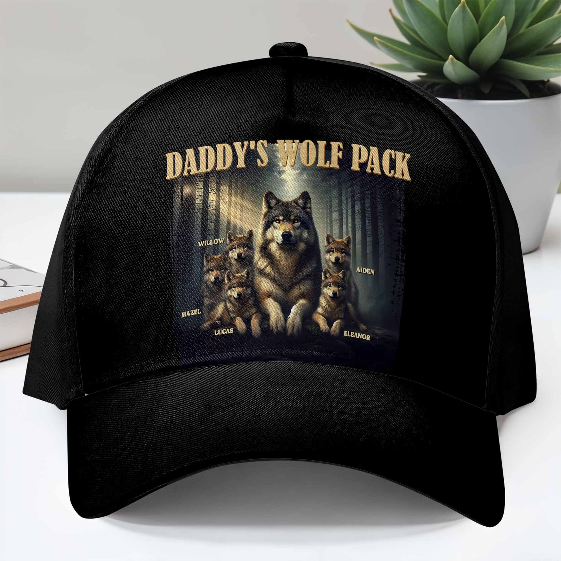 Daddy's Wolf Pack Featuring Majestic Wolves