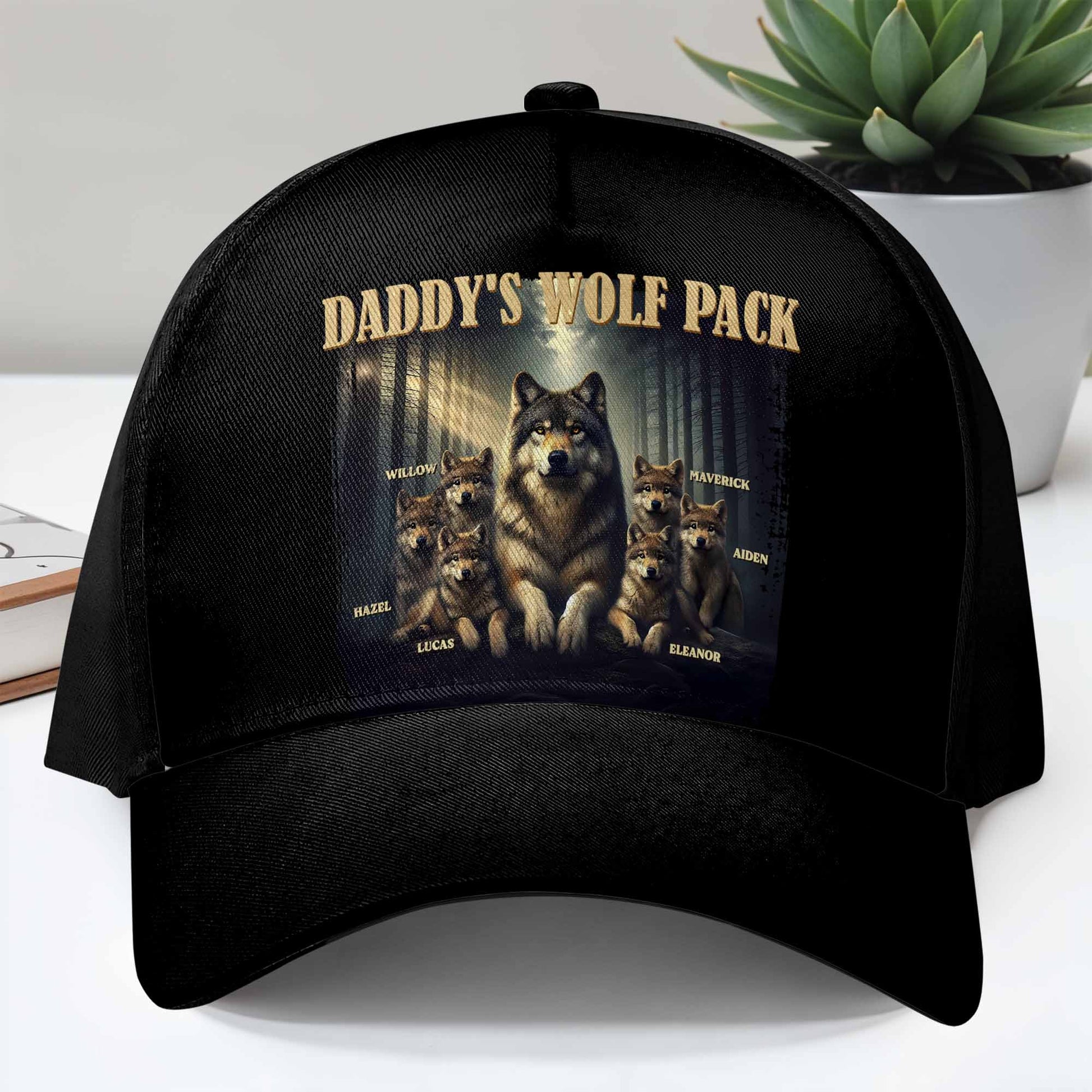 Daddy's Wolf Pack Featuring Majestic Wolves