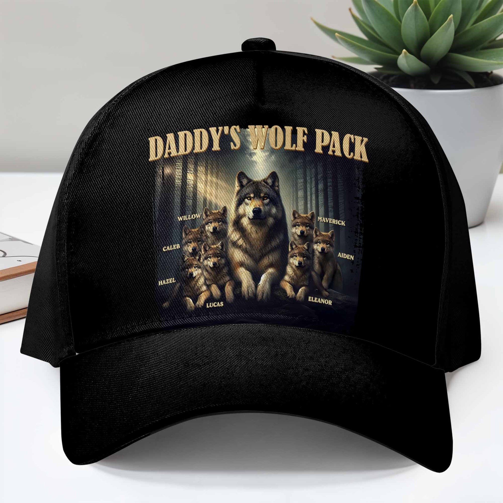 Daddy's Wolf Pack Featuring Majestic Wolves