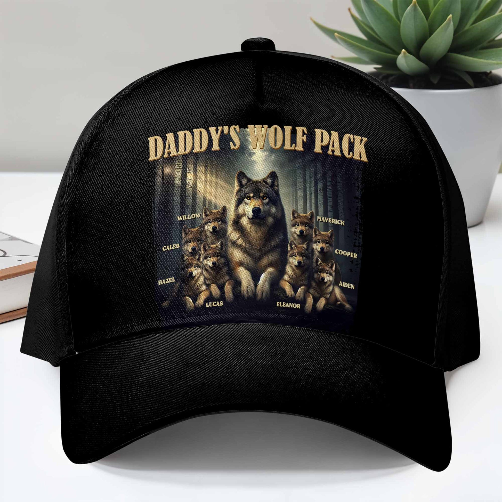Daddy's Wolf Pack Featuring Majestic Wolves