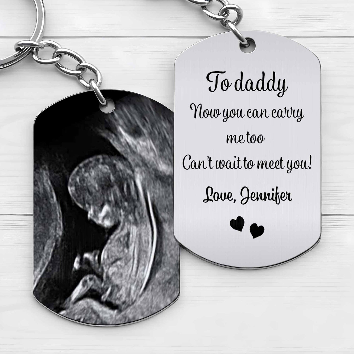 To Daddy Now You Can Carry Me Too, Ultrasound Image And Heart