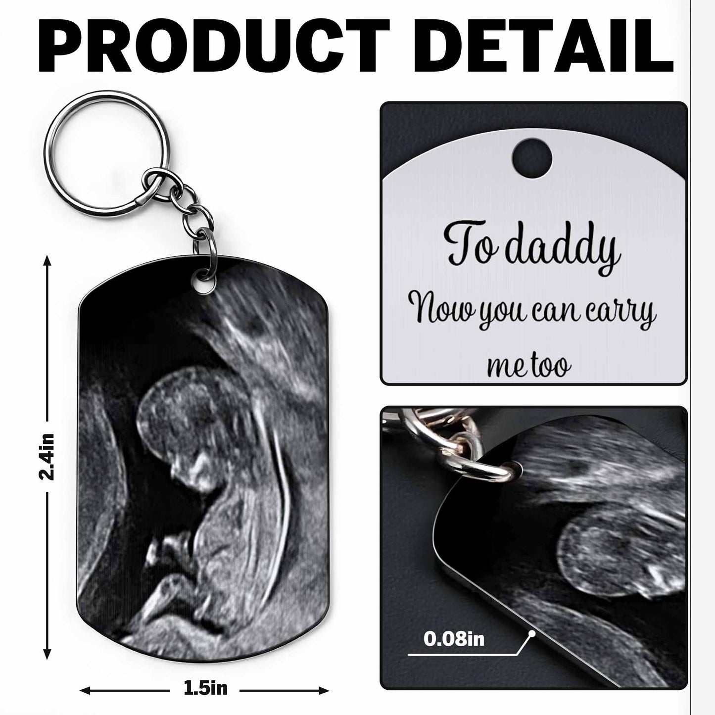 To Daddy Now You Can Carry Me Too, Ultrasound Image And Heart
