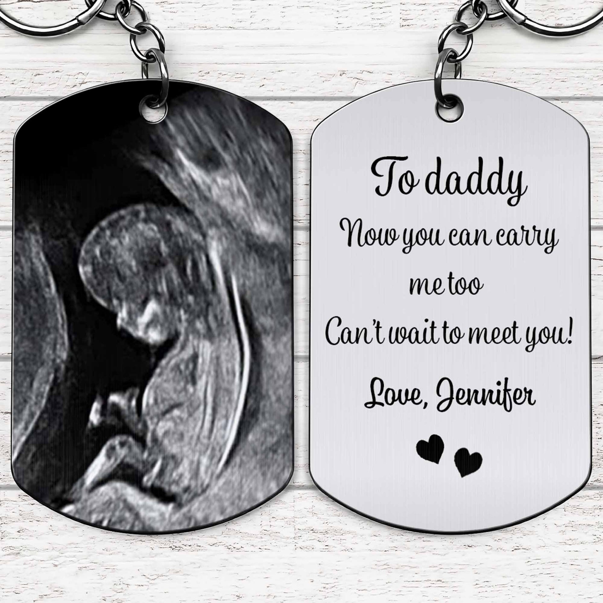 To Daddy Now You Can Carry Me Too, Ultrasound Image And Heart