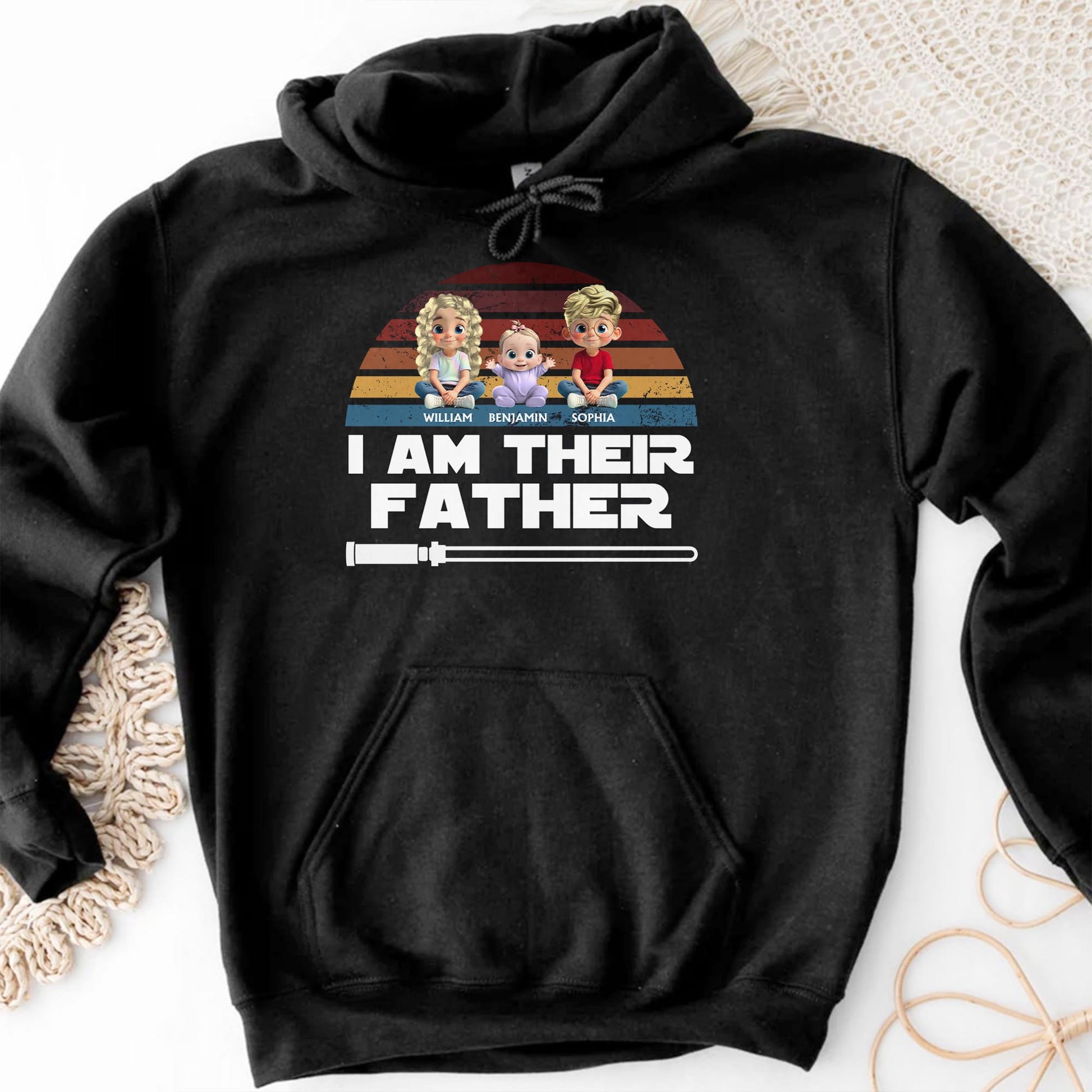 I Am Their Father With Three Kids And Lightsaber