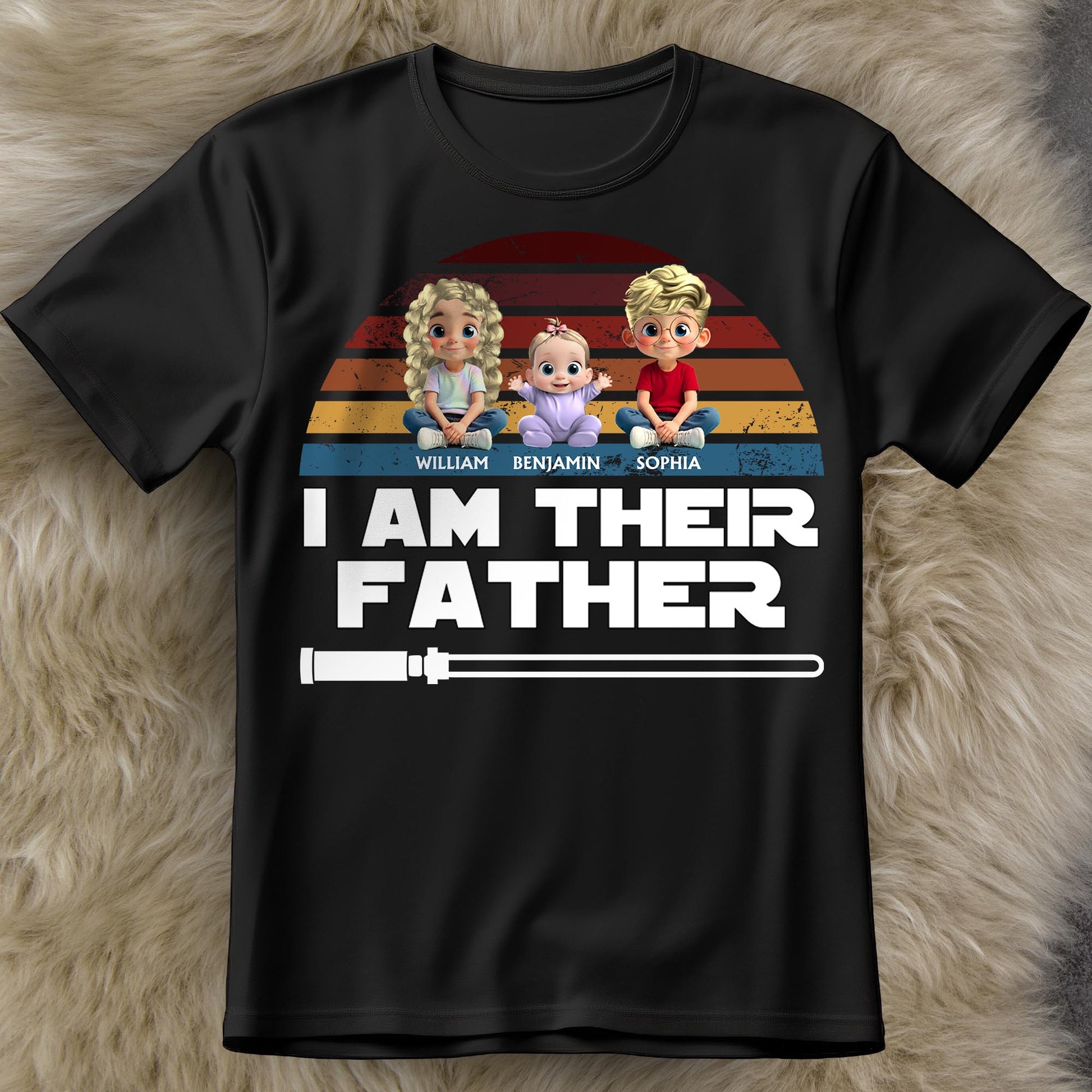 I Am Their Father With Three Kids And Lightsaber