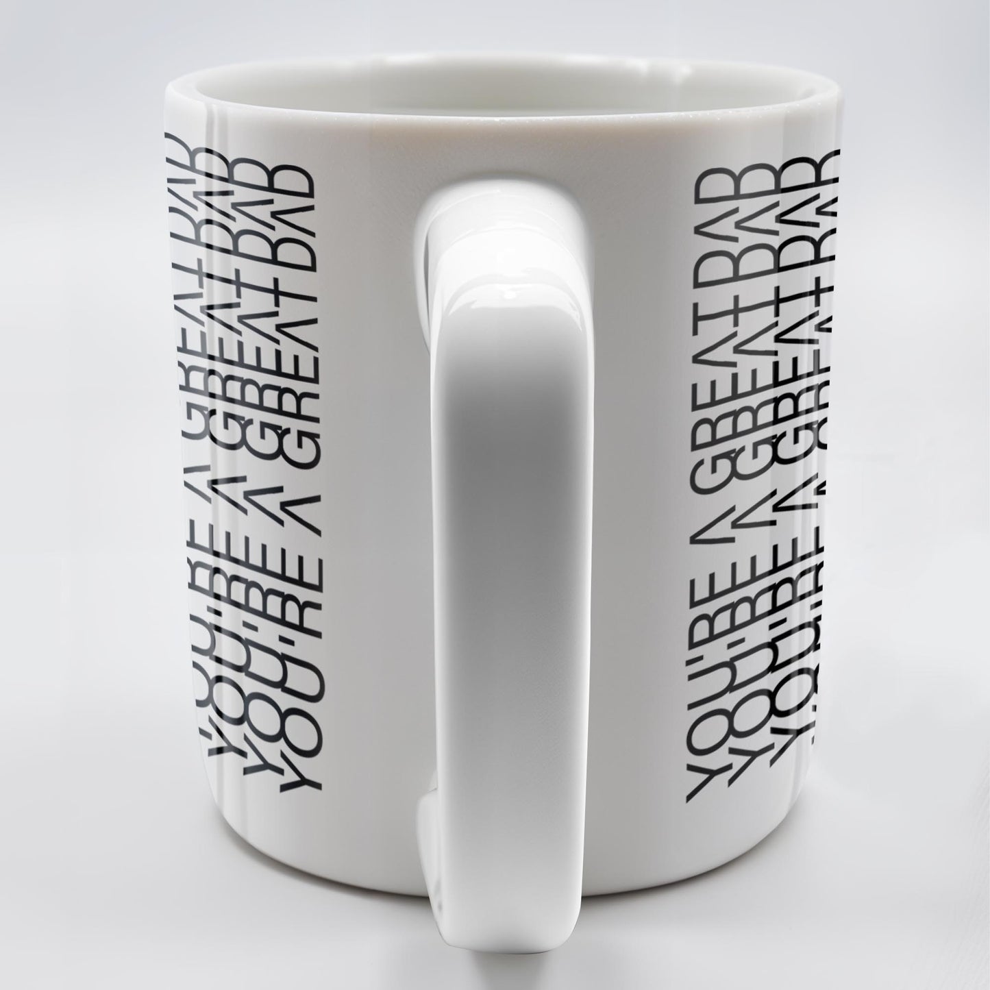 Create A Unique Pattern With Your Message, Geometric Patterns - Personalized Custom Coffee Mug - DAD214_MG