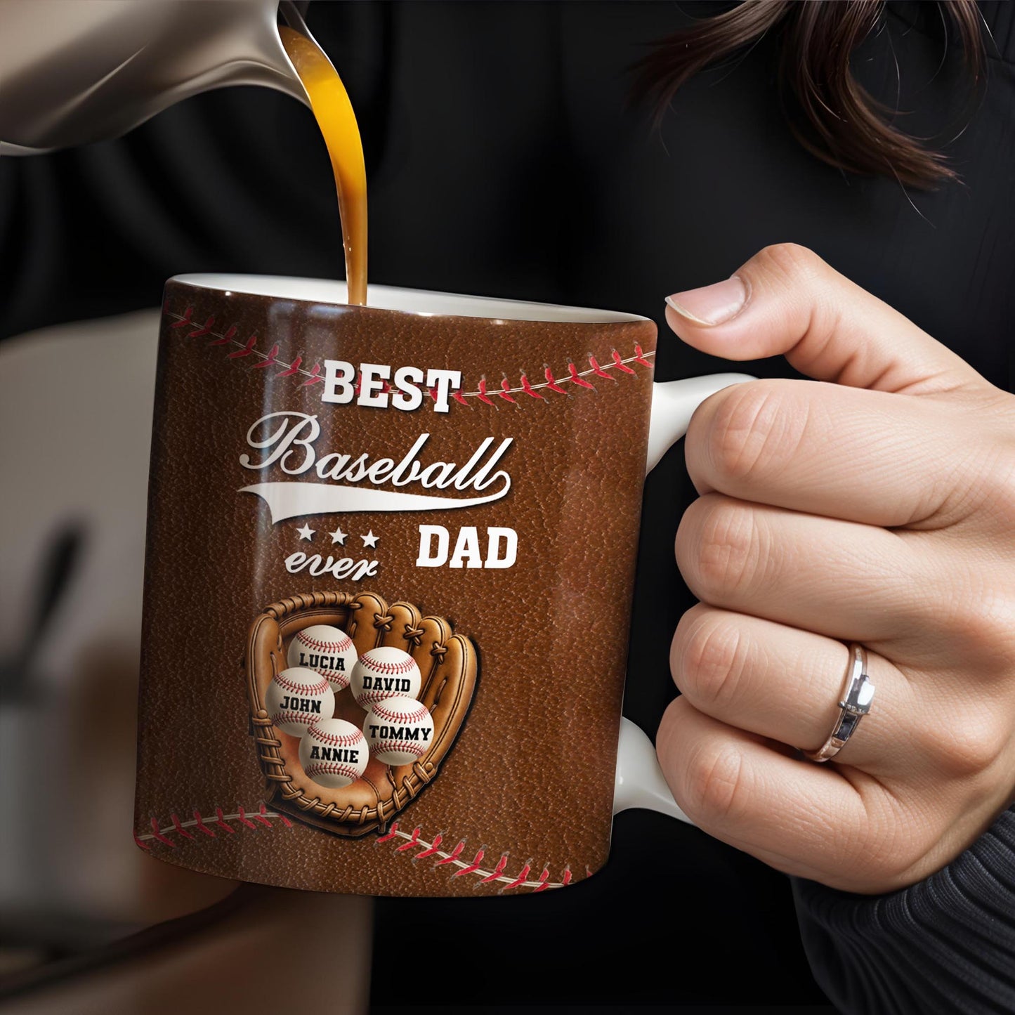 Best Baseball Dad Ever, Baseball and Glove