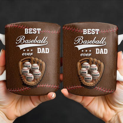 Best Baseball Dad Ever, Baseball and Glove