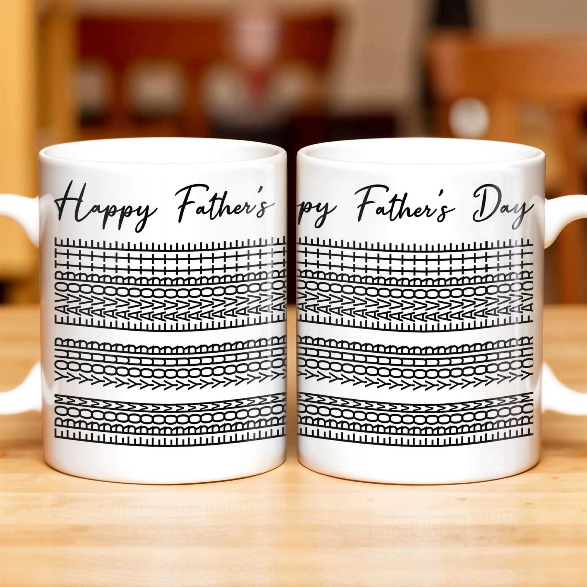 Happy Father's Day Geometric Patterns
