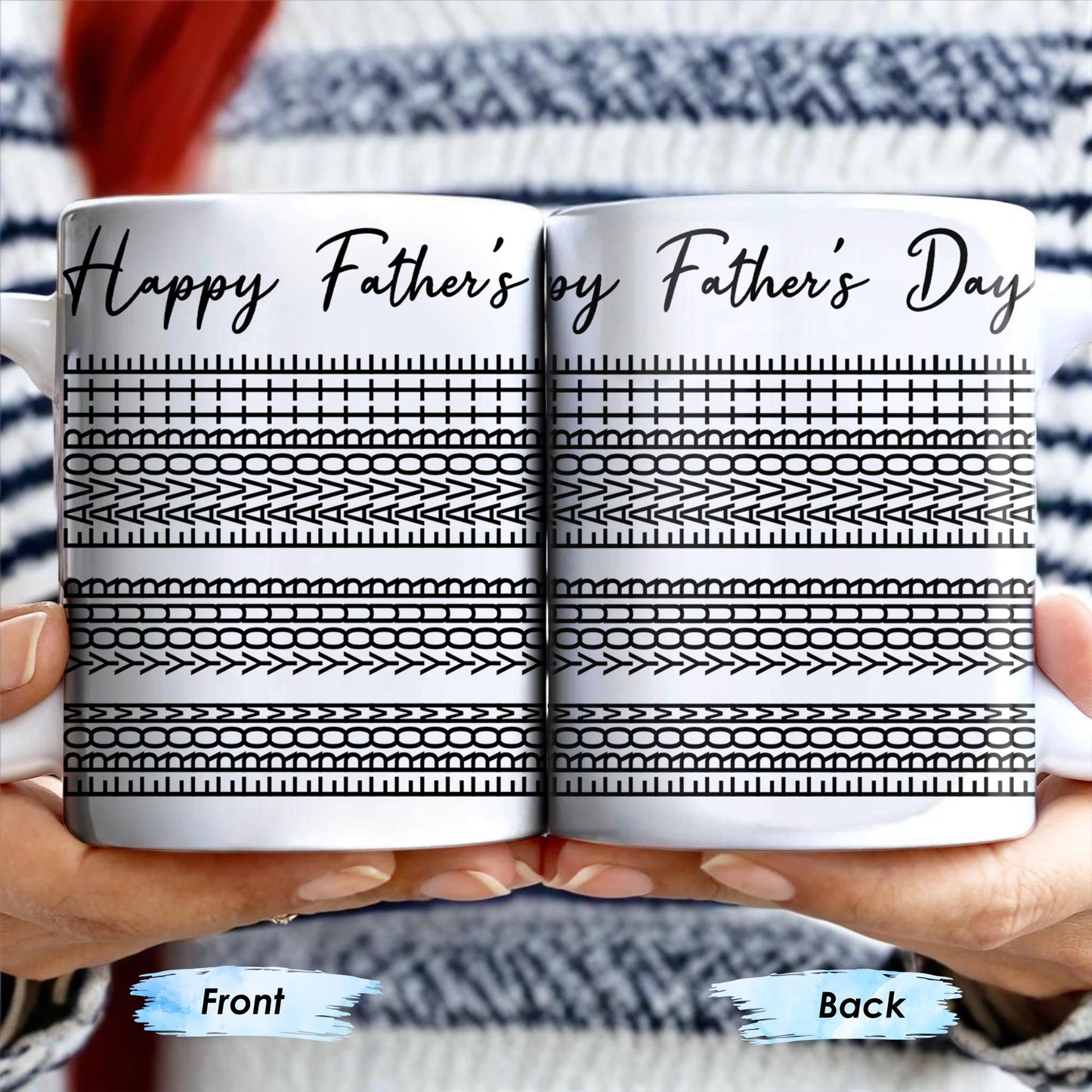 Happy Father's Day Geometric Patterns