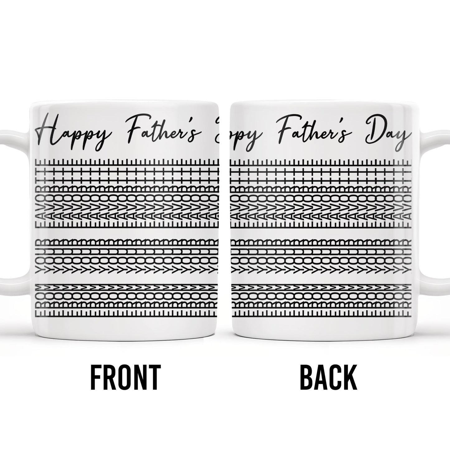 Happy Father's Day Geometric Patterns