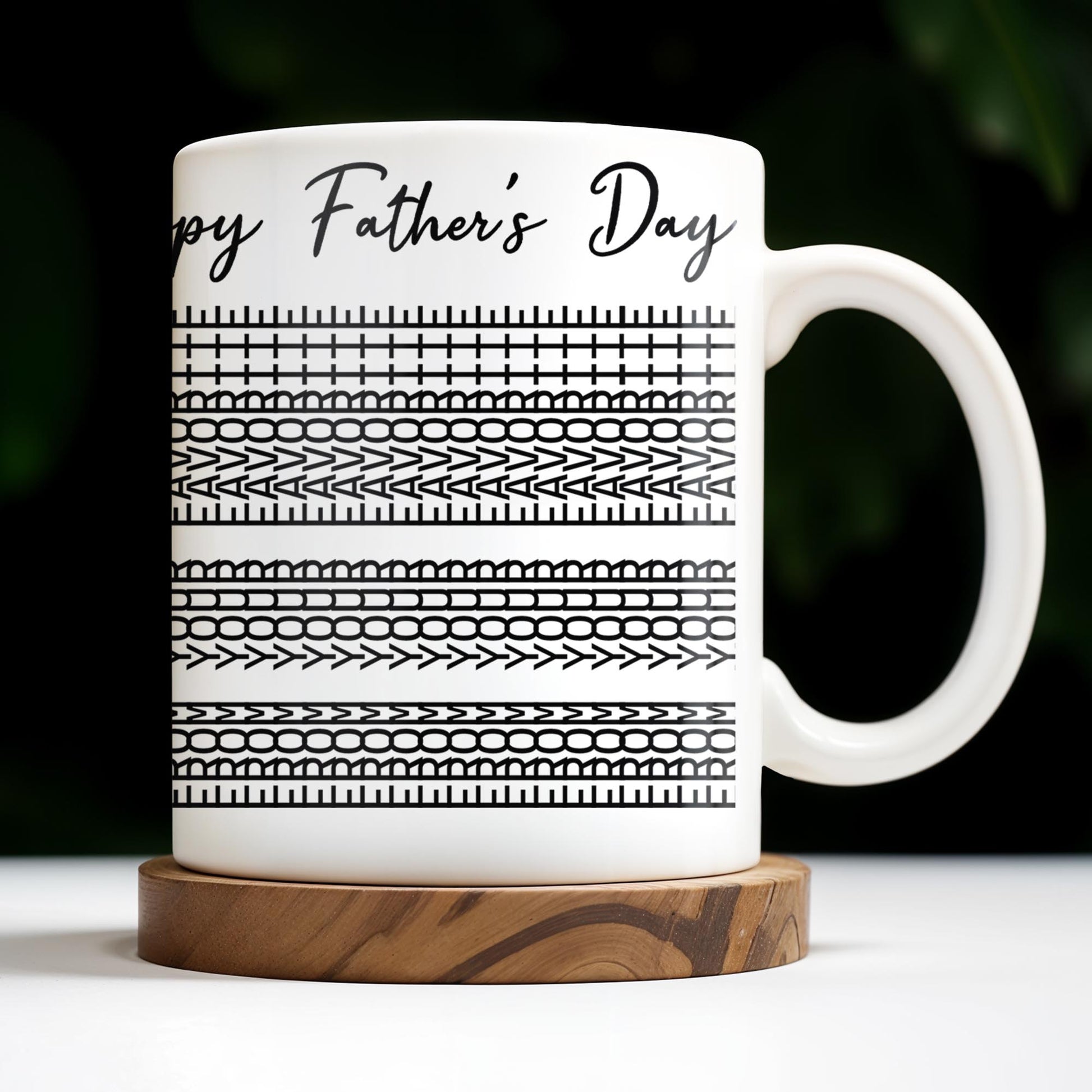 Happy Father's Day Geometric Patterns