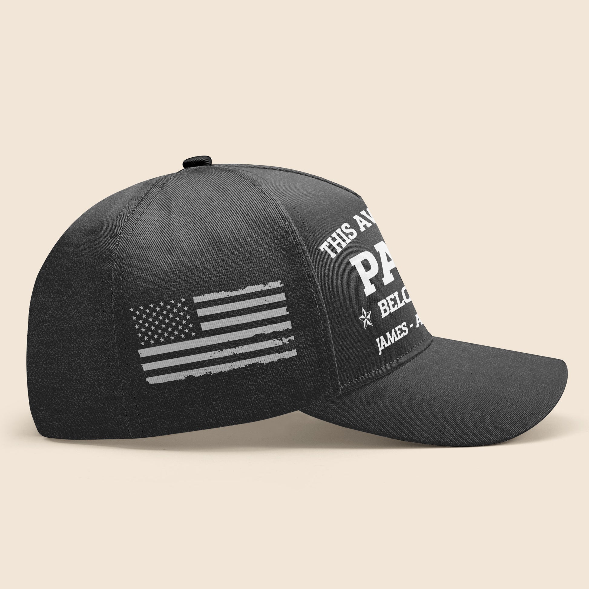 This Awesome Papa Belongs To, Stars And Stripes Design