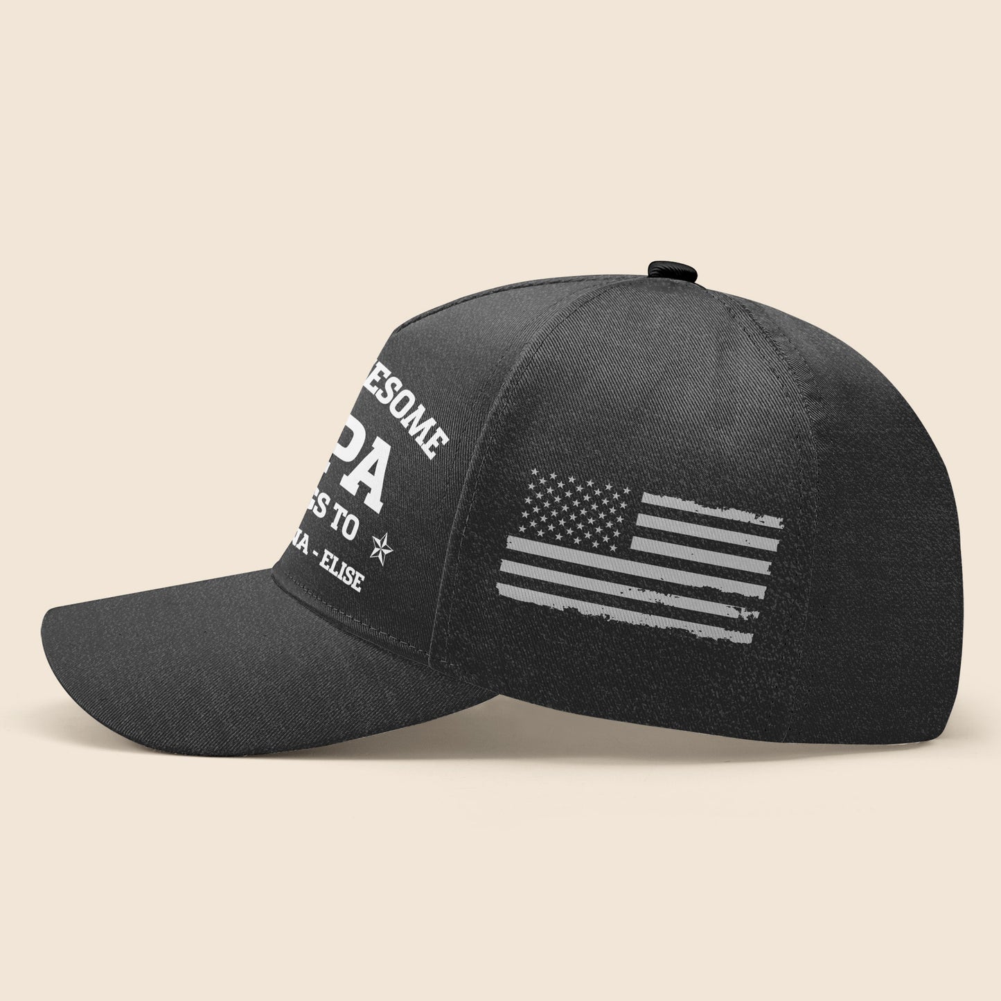 This Awesome Papa Belongs To, Stars And Stripes Design