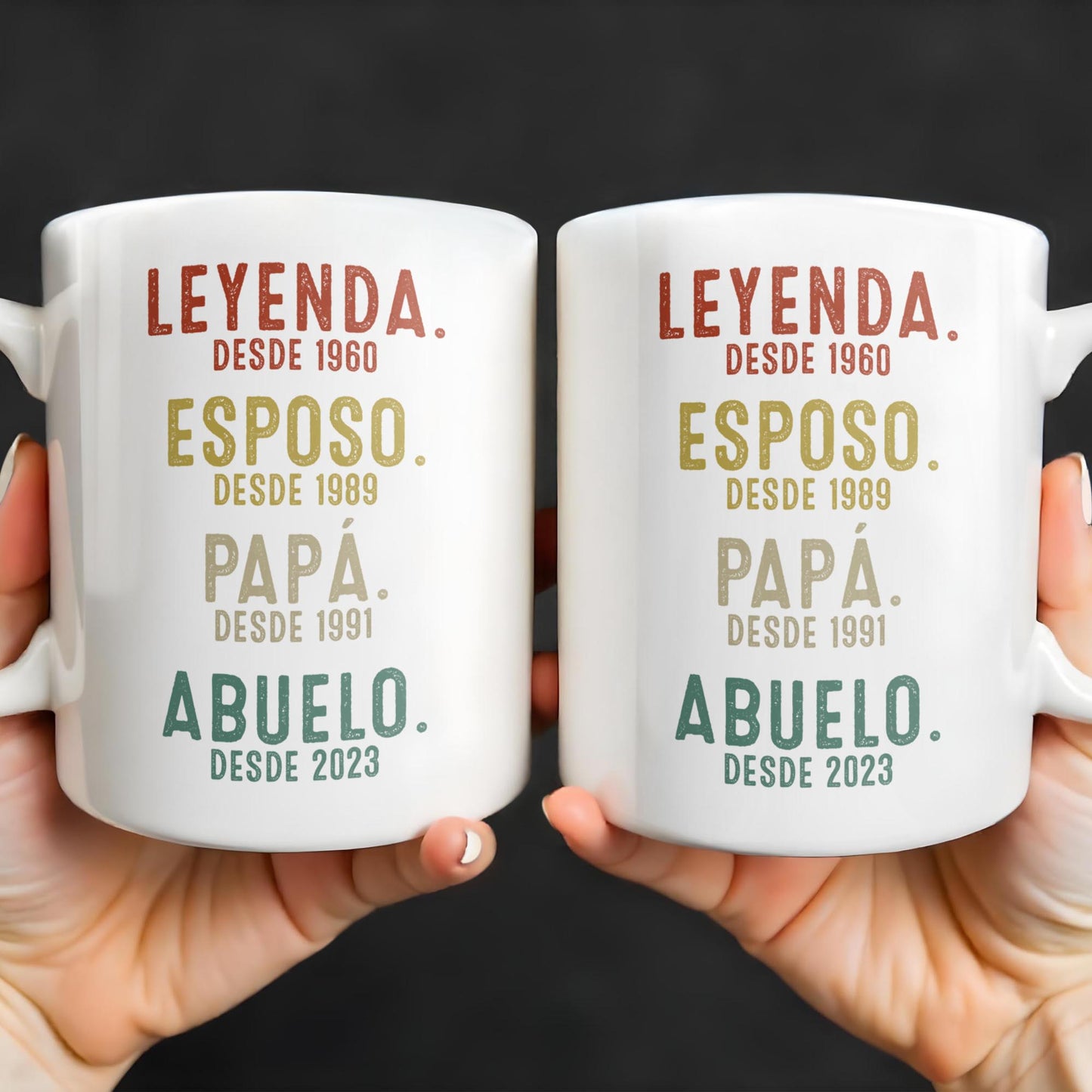 Leyenda, Esposo, Papá, Abuelo Custom Gift Mug