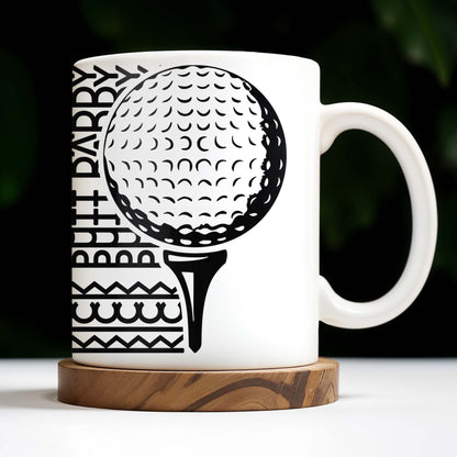 Putt Parry Birdie Golf Ball And Tee Design