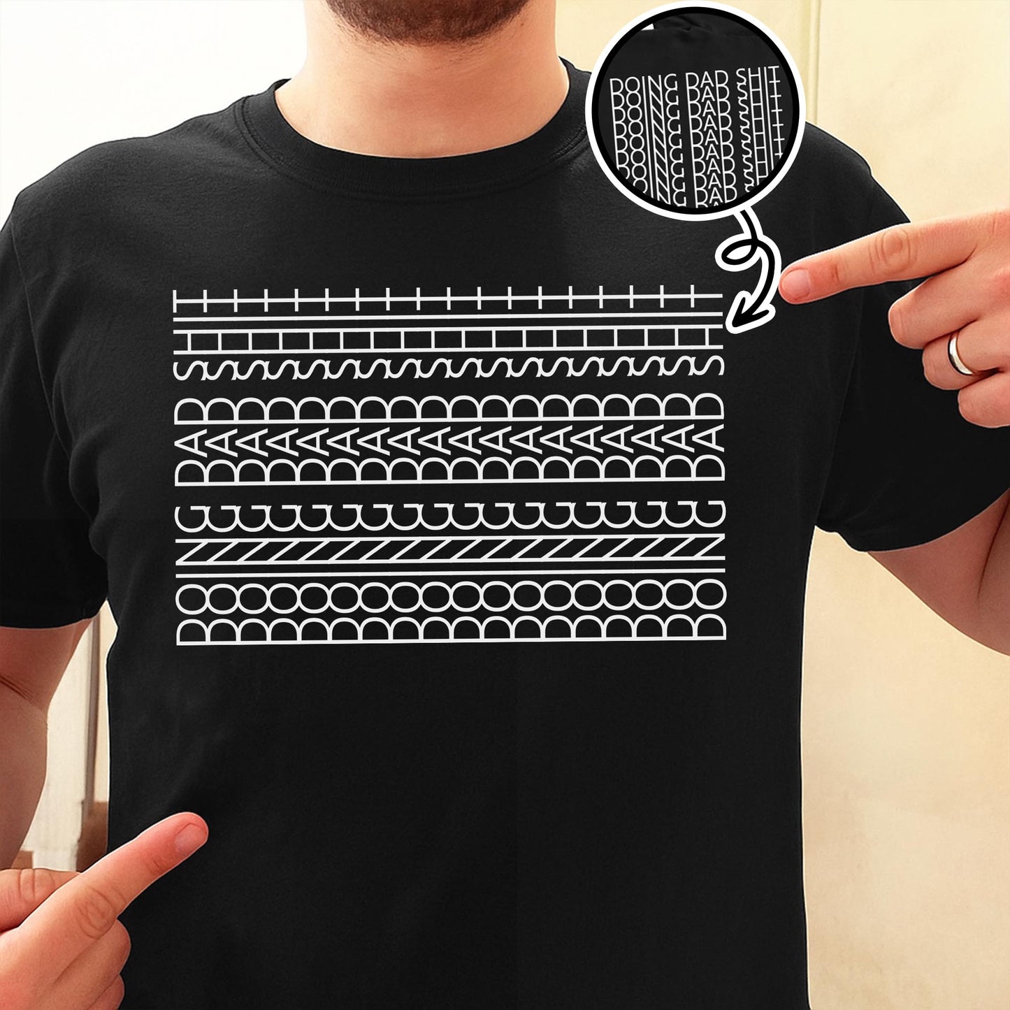 T-shirt et sweat à capuche unisexe personnalisé « Faire des trucs de papa » avec texte en gras - DAD223_BBAS