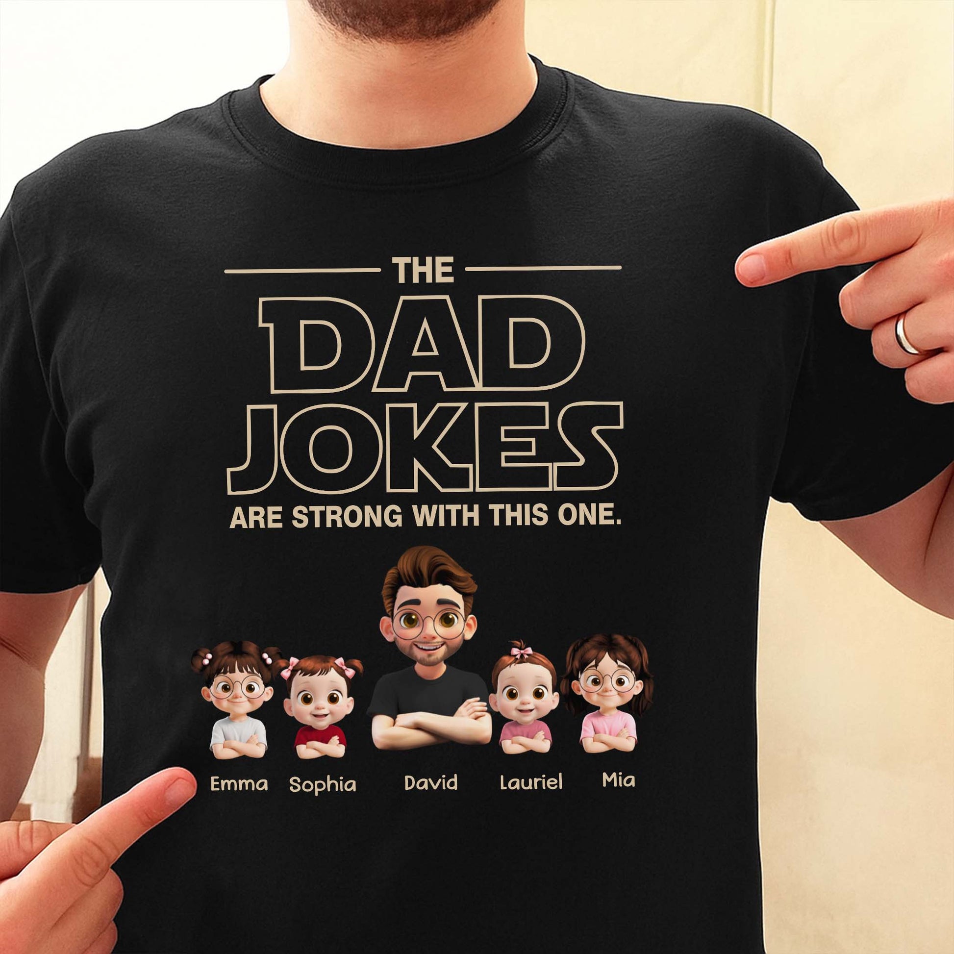 The Dad Jokes Are Strong With This One, Cartoon Family