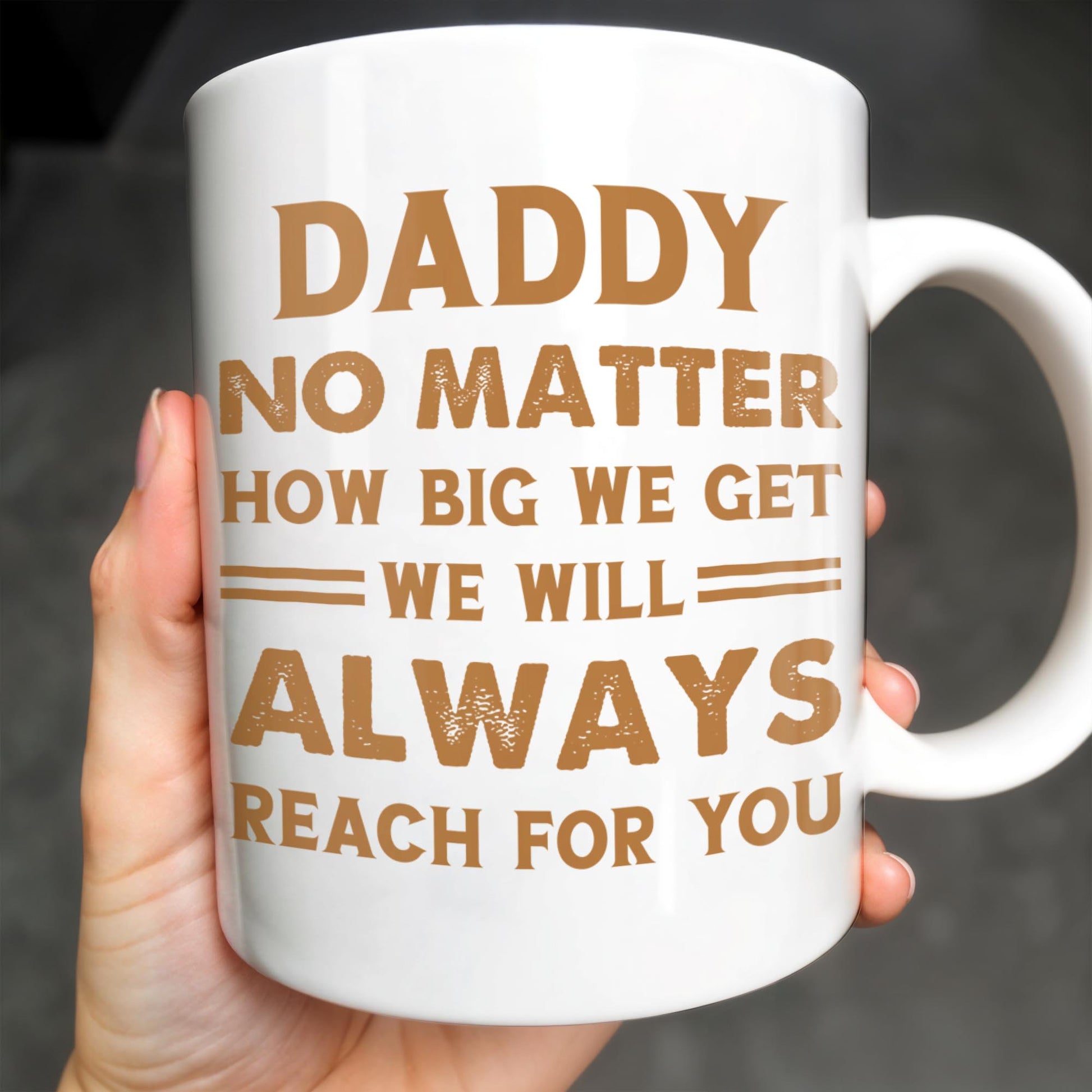 Daddy No Matter How Big We Get, Colorful Footprints