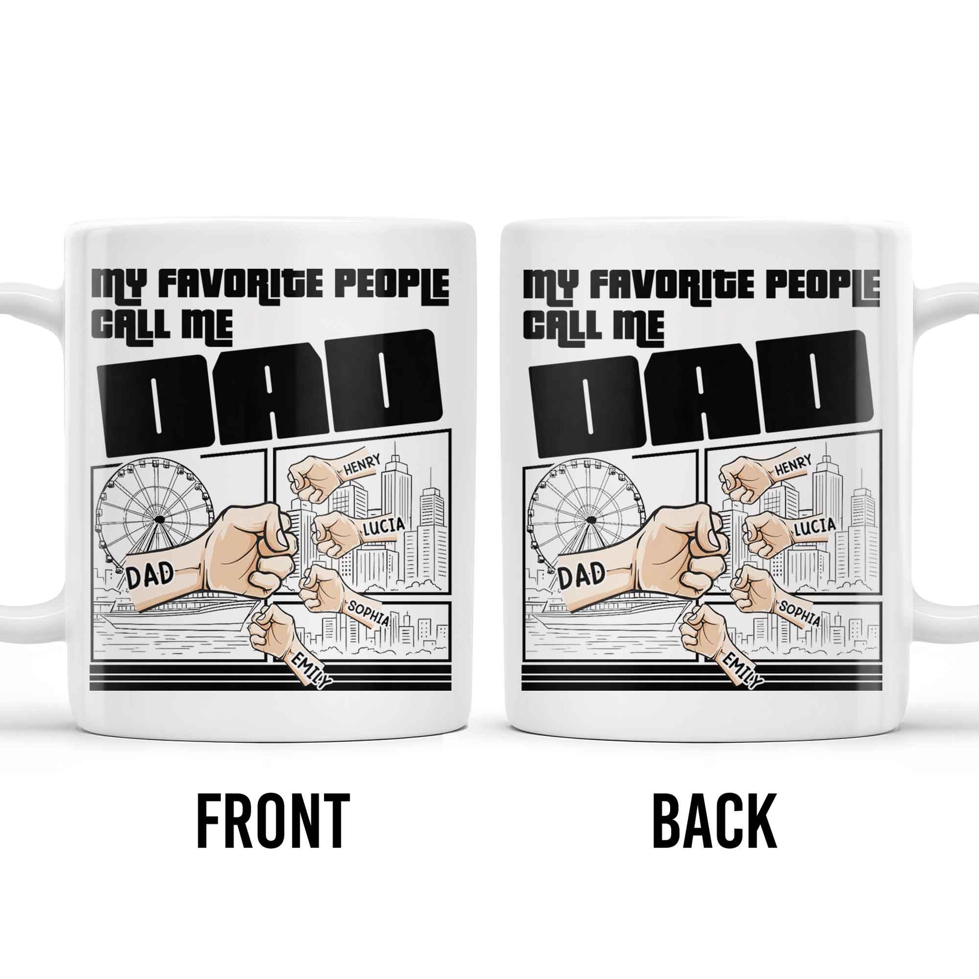 My Favorite People Call Me Dad, Cityscape Design