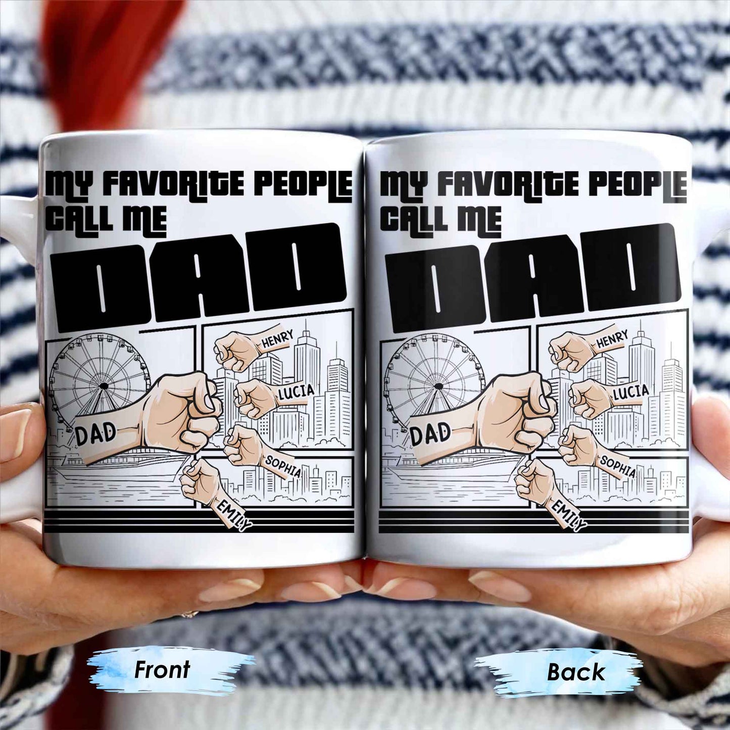 My Favorite People Call Me Dad, Cityscape Design