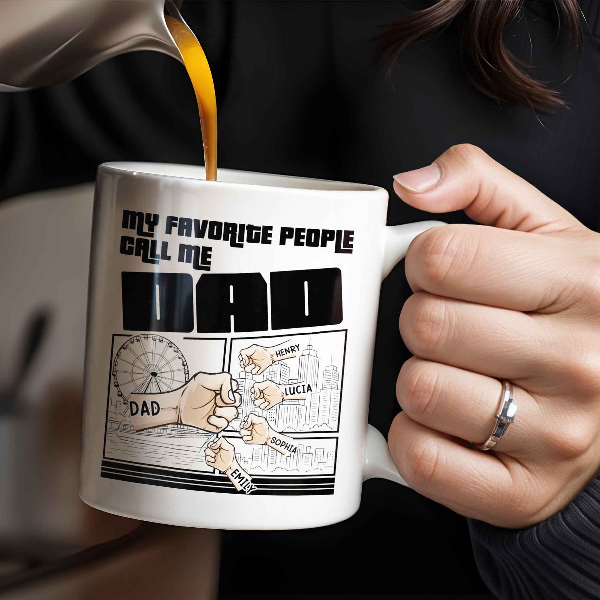 My Favorite People Call Me Dad, Cityscape Design