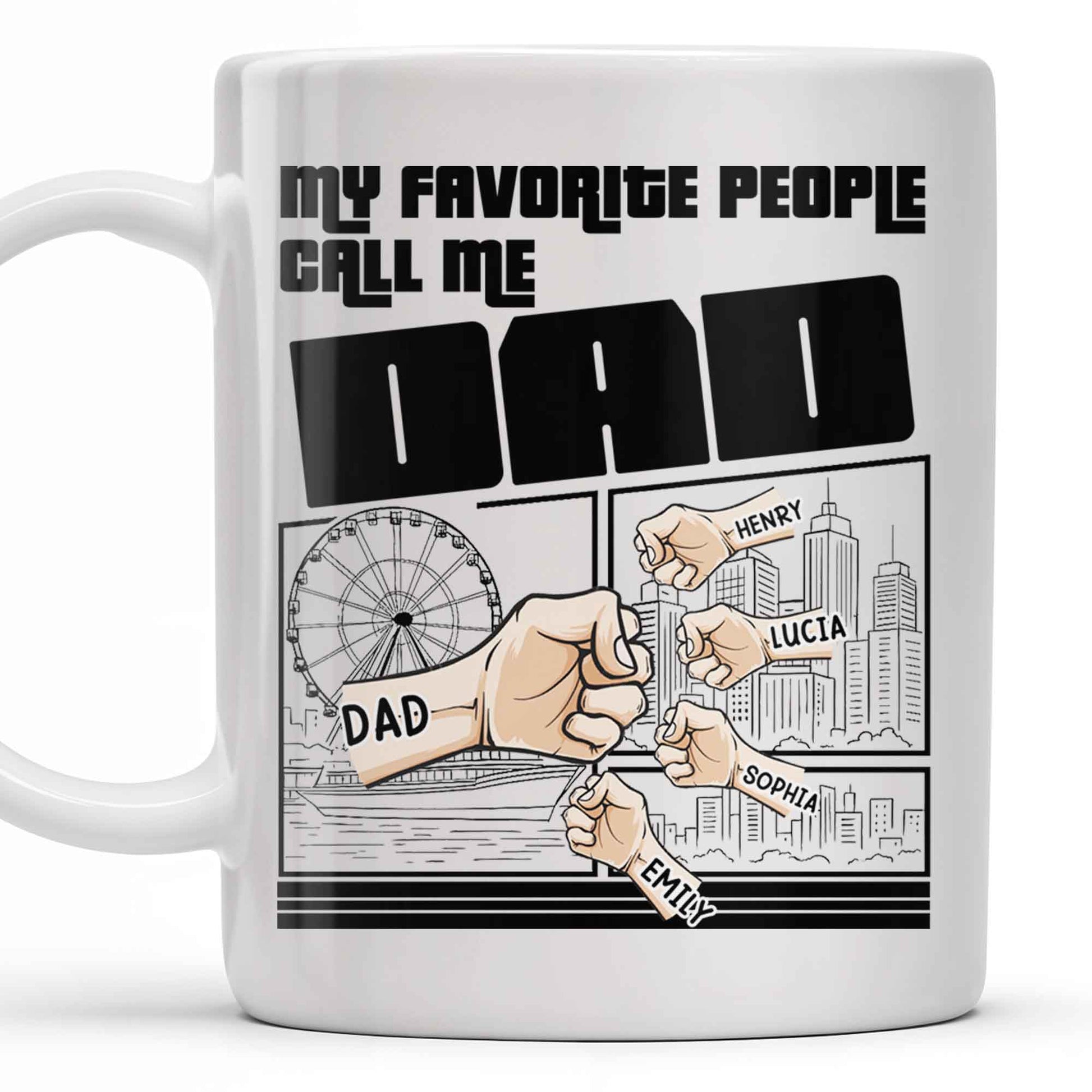 My Favorite People Call Me Dad, Cityscape Design