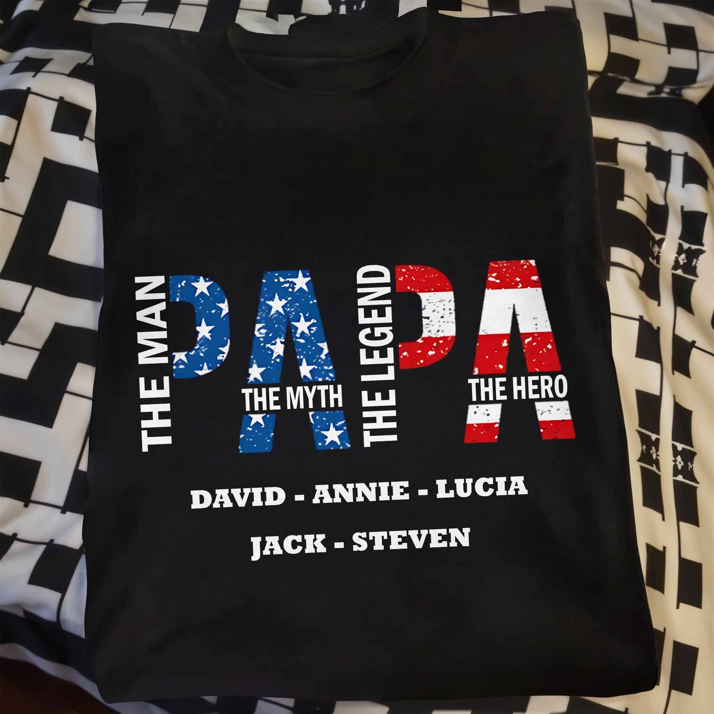 The Man The Myth The Legend The Hero With Stars And Stripes