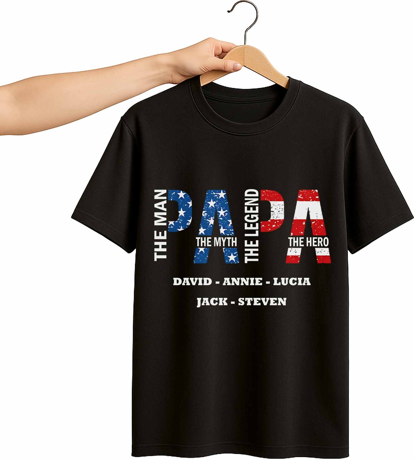 The Man The Myth The Legend The Hero With Stars And Stripes