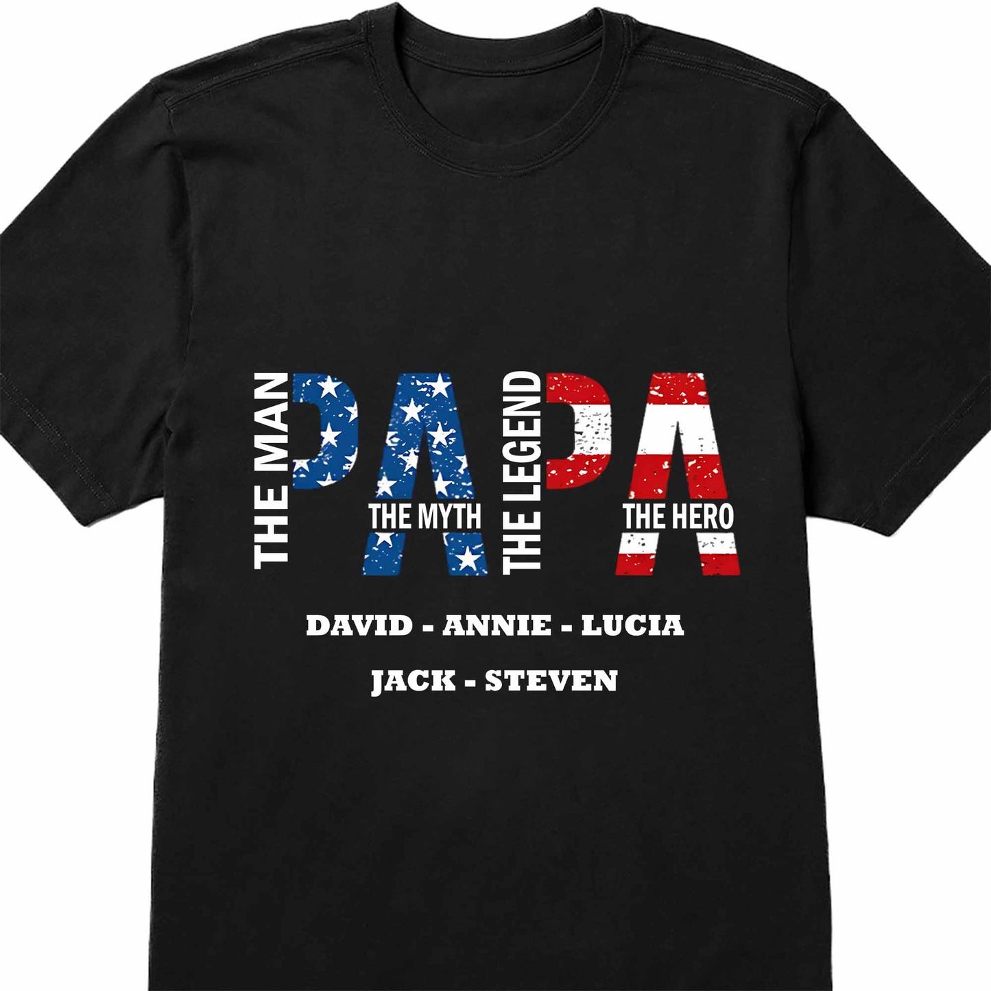 The Man The Myth The Legend The Hero With Stars And Stripes