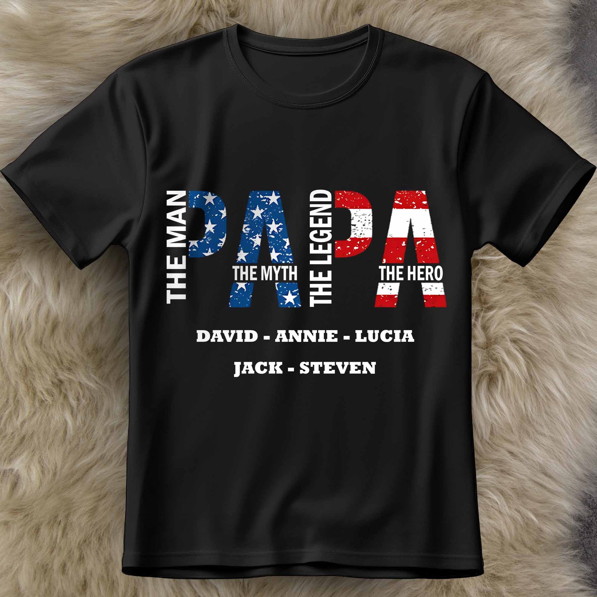 The Man The Myth The Legend The Hero With Stars And Stripes