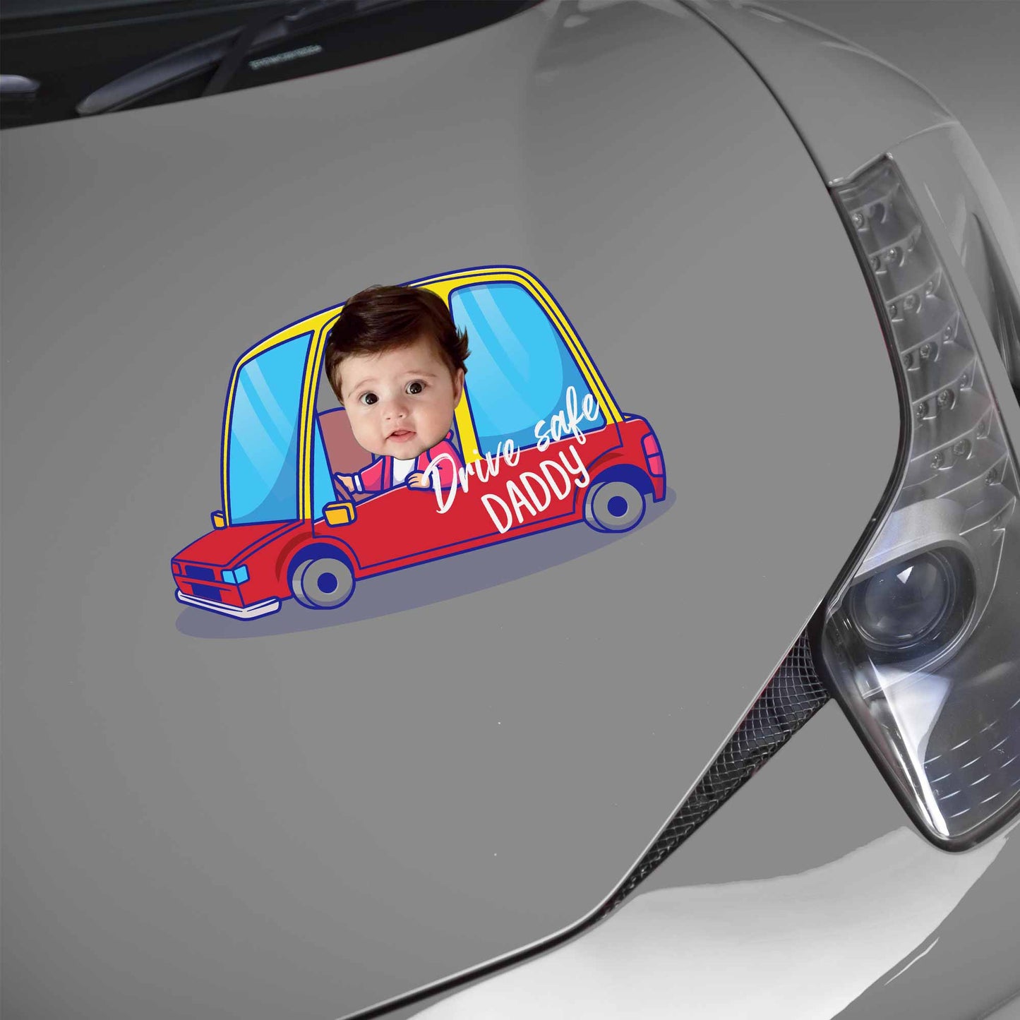 Drive Safe Daddy Car And Baby Decal