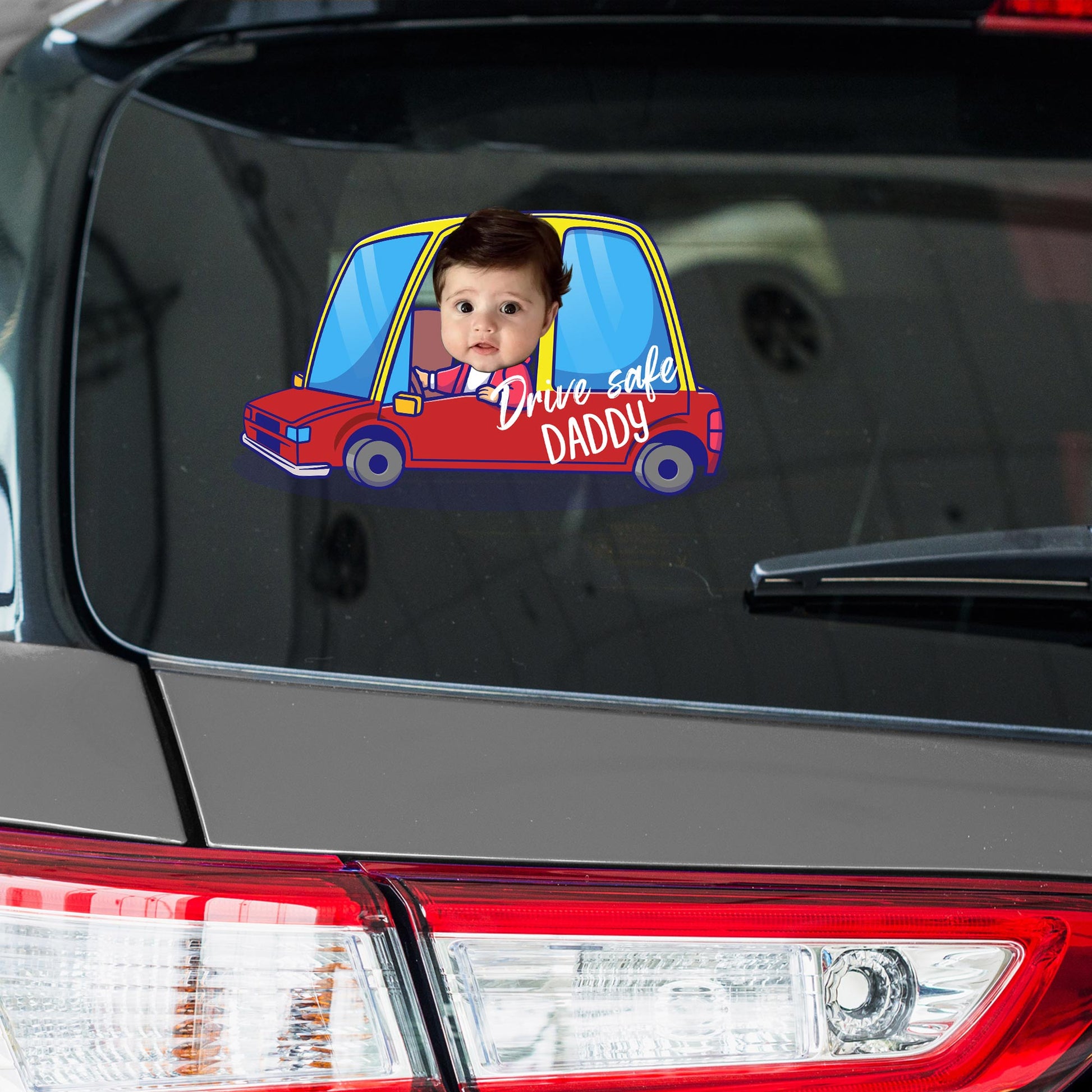 Drive Safe Daddy Car And Baby Decal