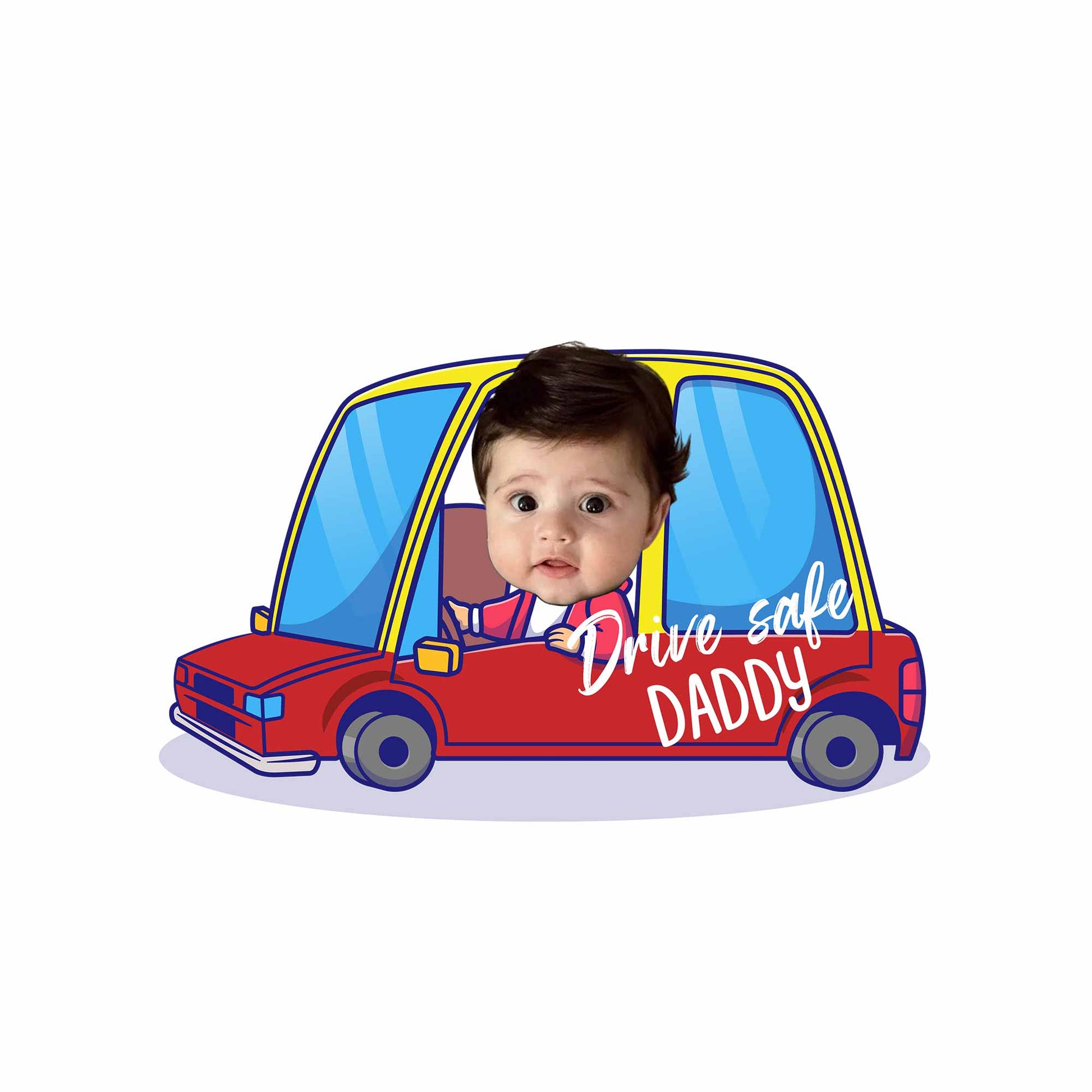 Drive Safe Daddy Car And Baby Decal