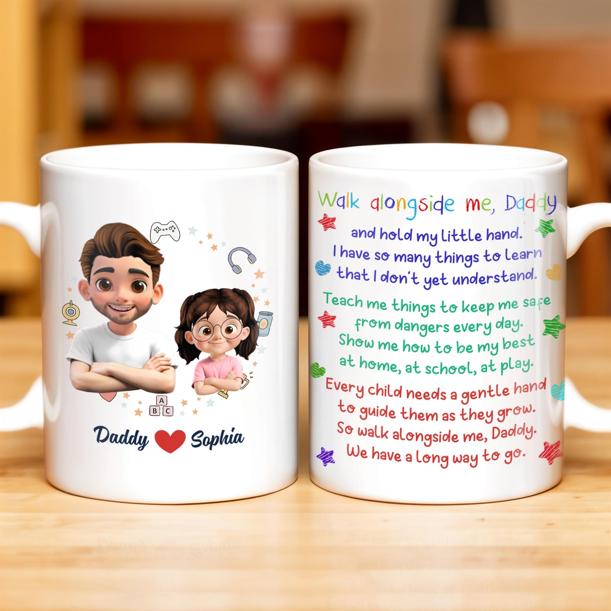 Walk Alongside Me, Daddy And Hold My Little Hand