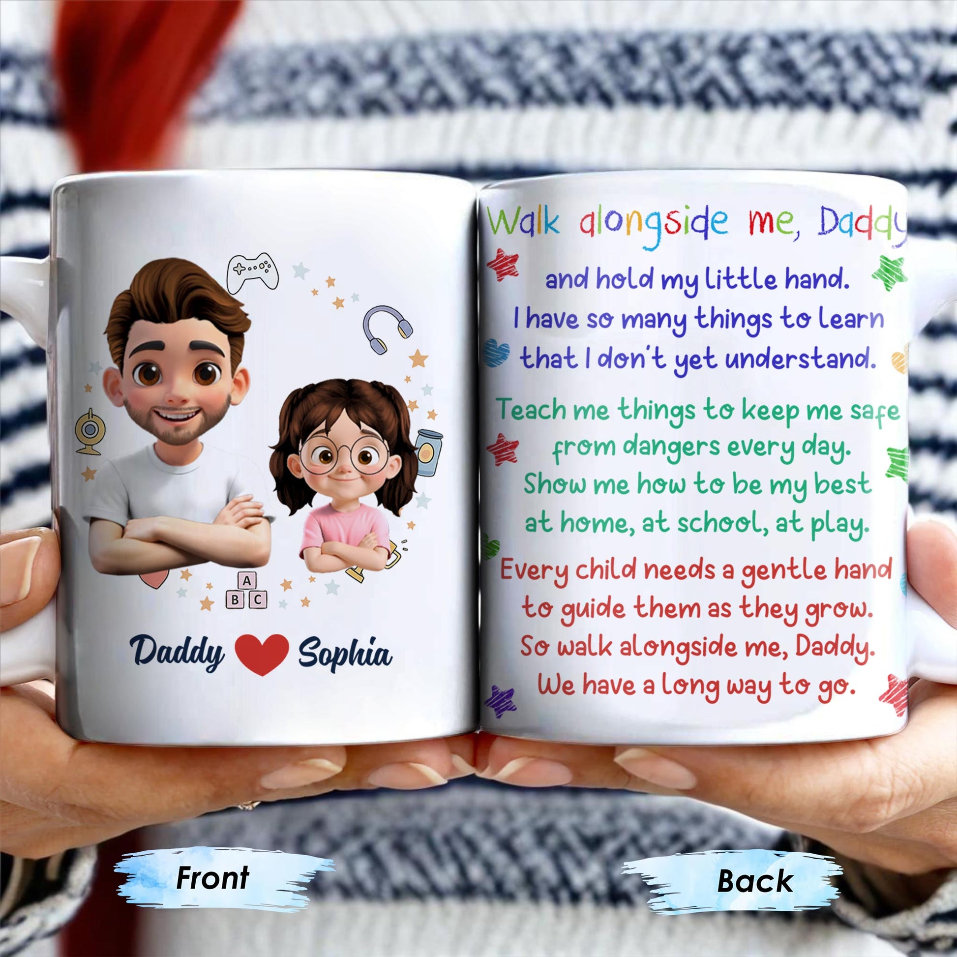 Walk Alongside Me, Daddy And Hold My Little Hand