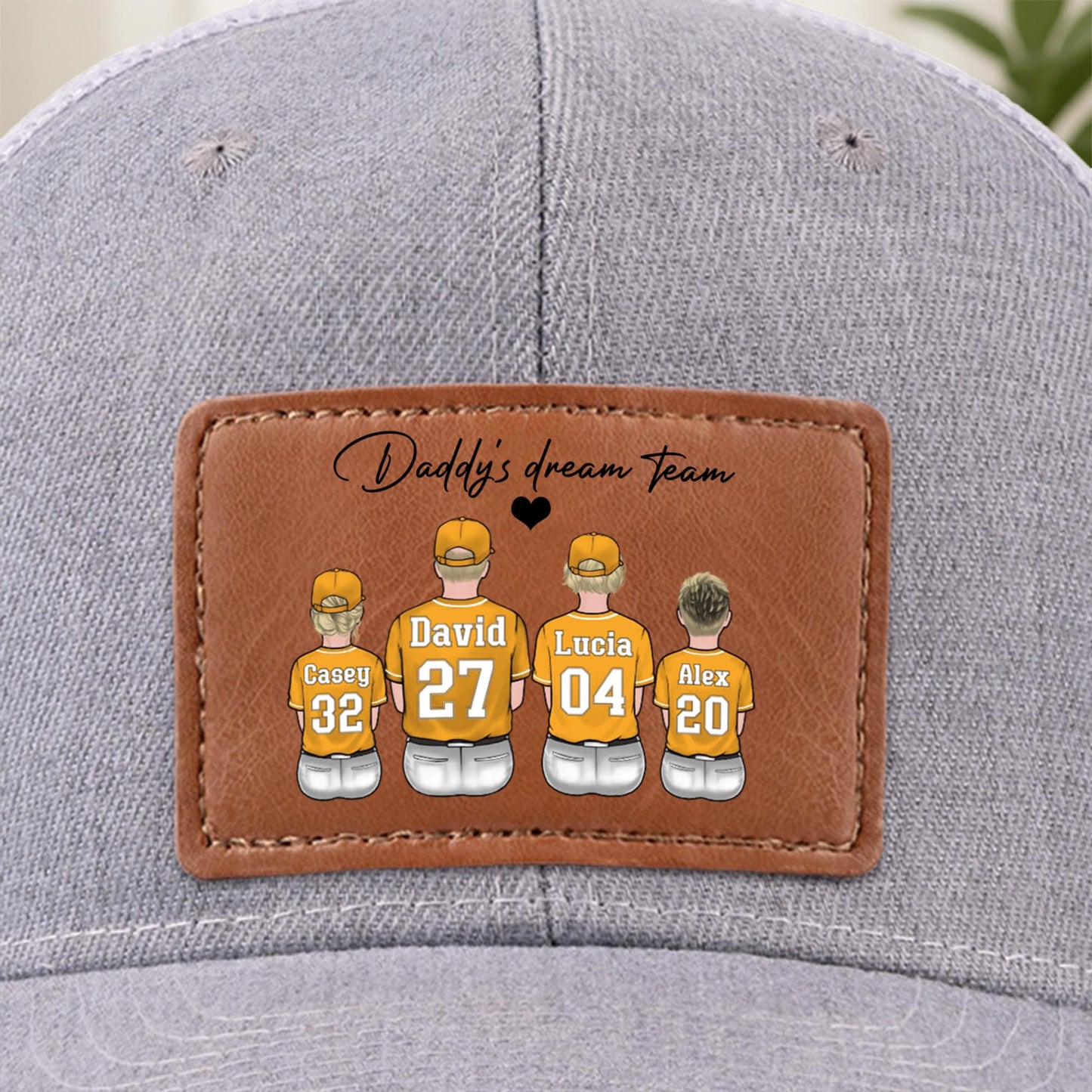 Daddy's Dream Team Baseball Players