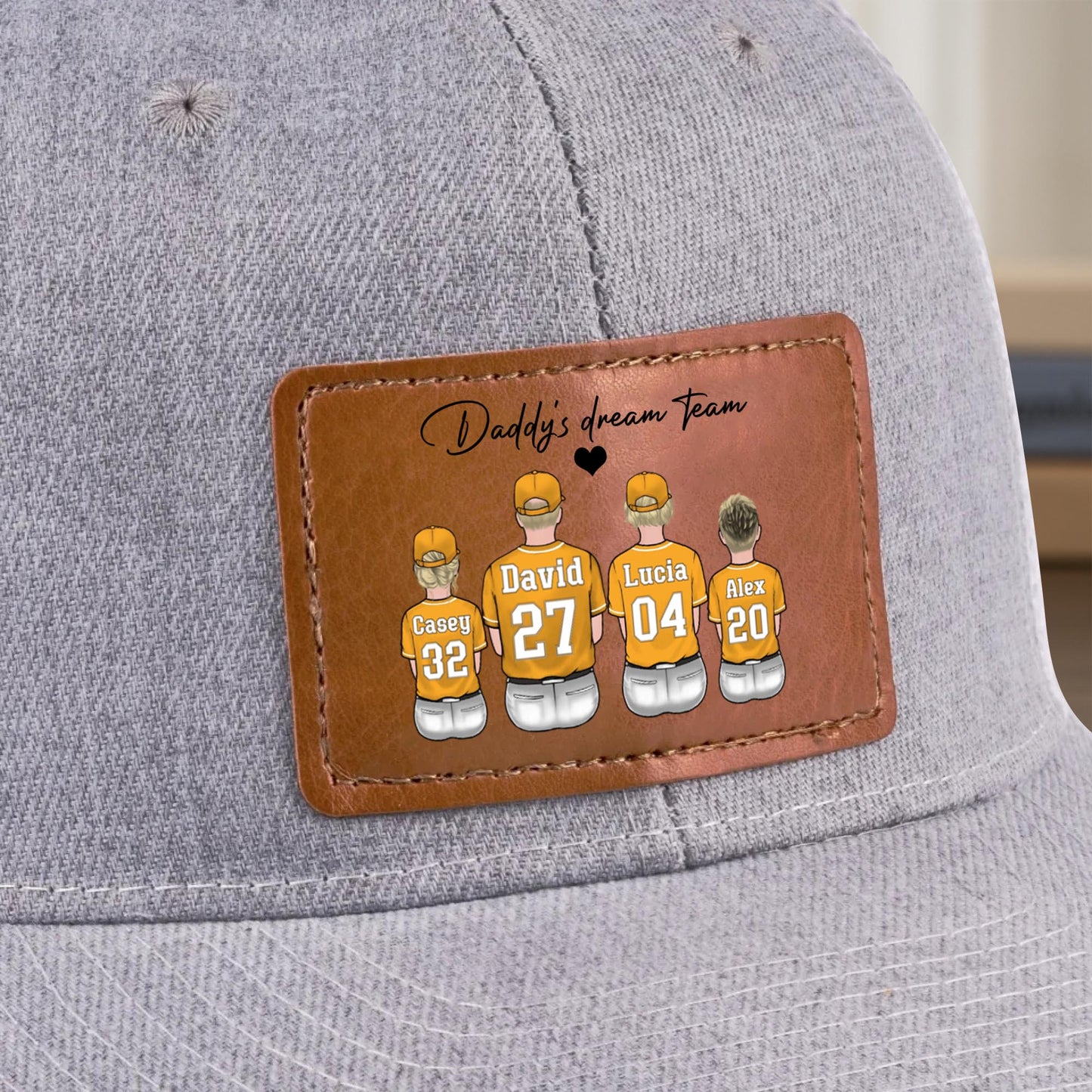 Daddy's Dream Team Baseball Players