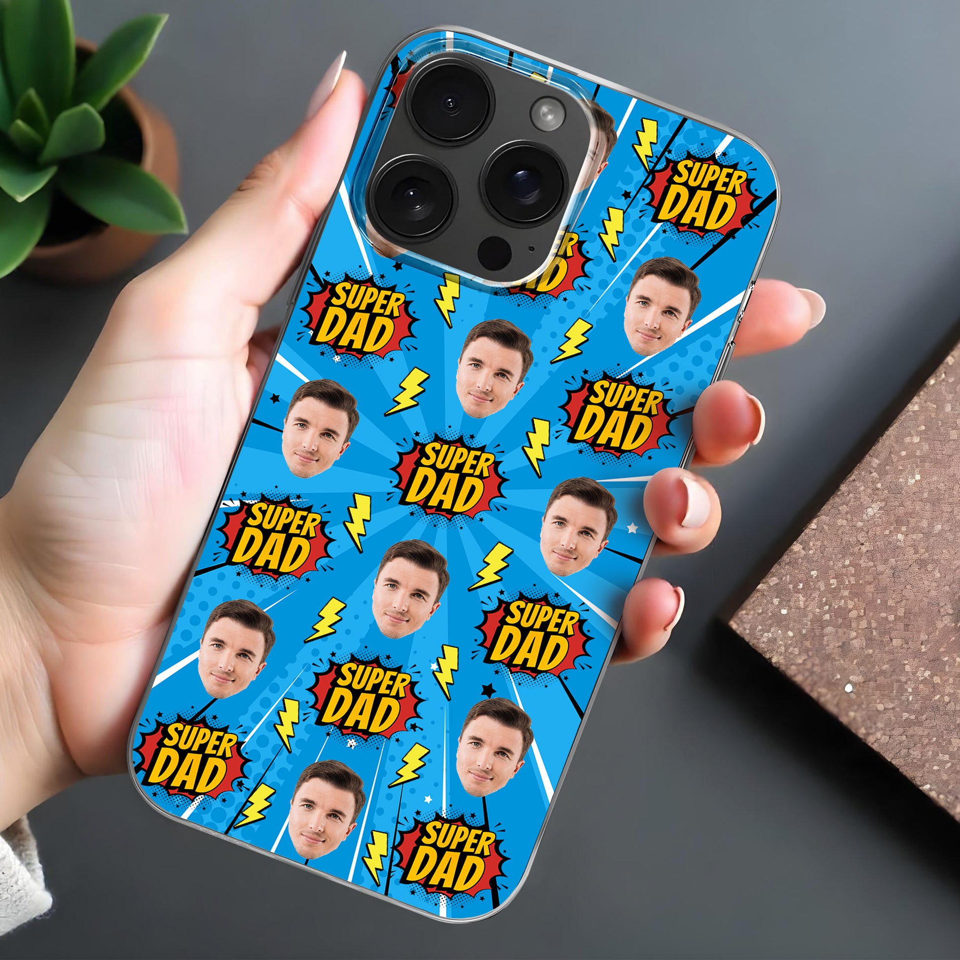 Super Dad Comics Style Design