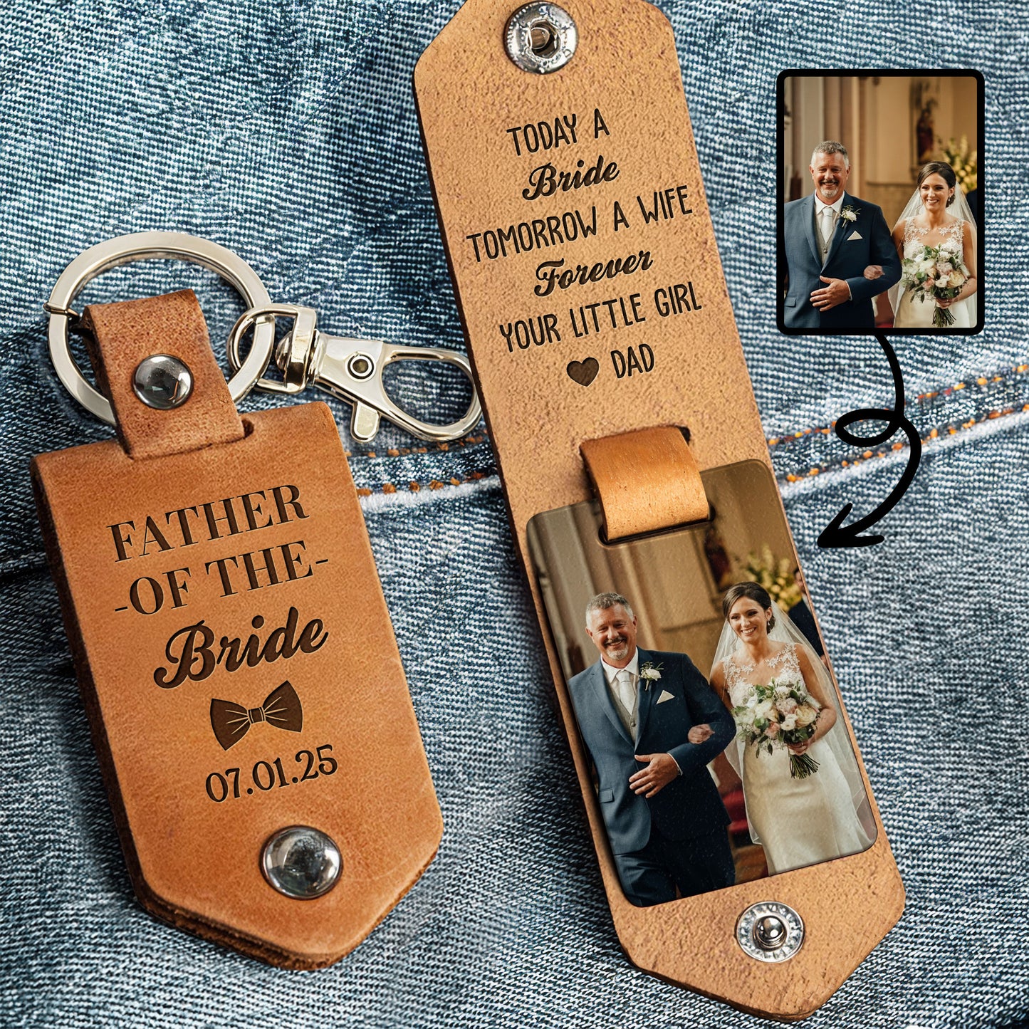 Today A Bride, Tomorrow A Wife, Forever Your Little Girl, Wedding