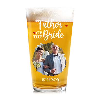 Father Of The Bride With Wedding Attire And Hearts